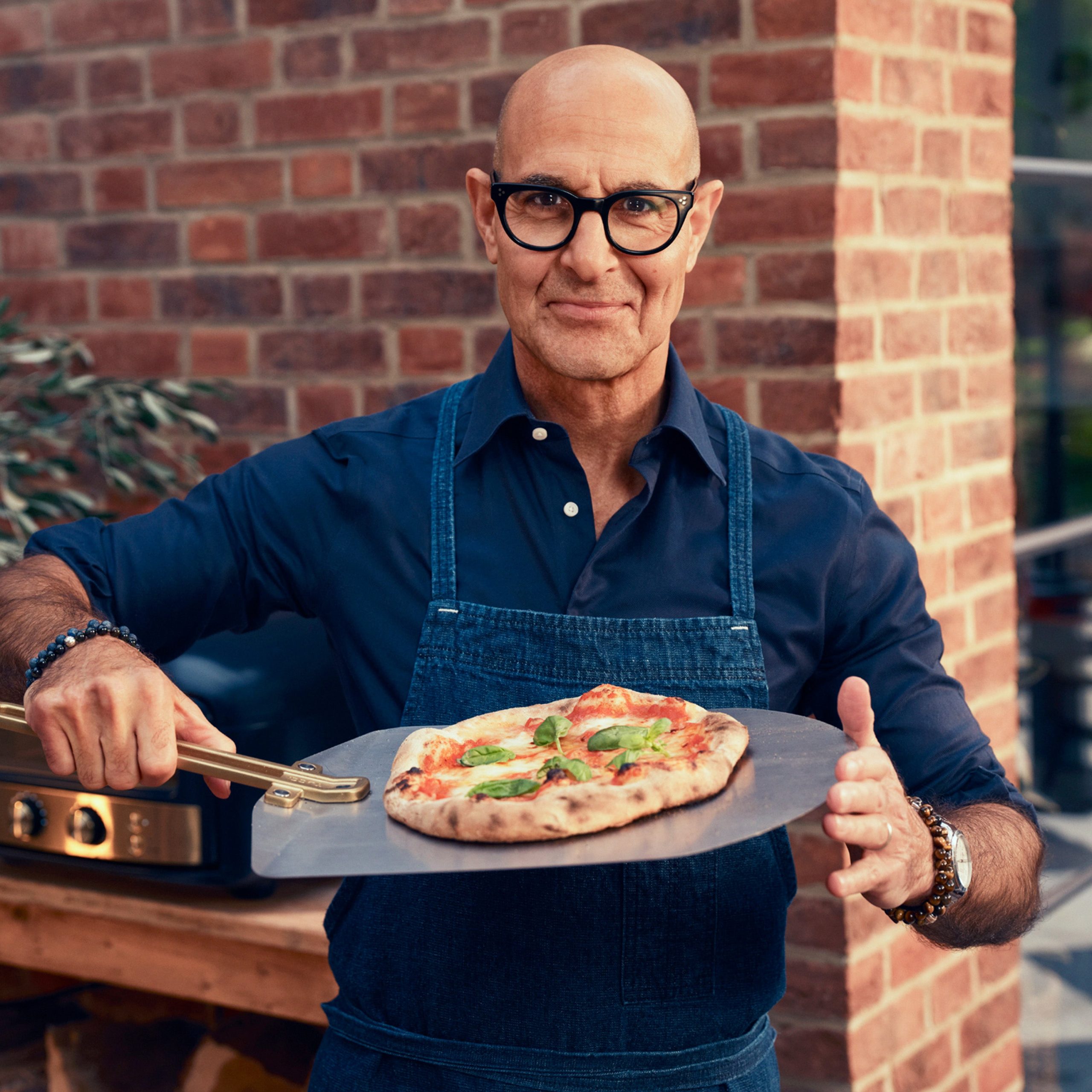 Stanley Tucci™ Indoor and Outdoor Pizza Oven | Marino Blue - Image 5