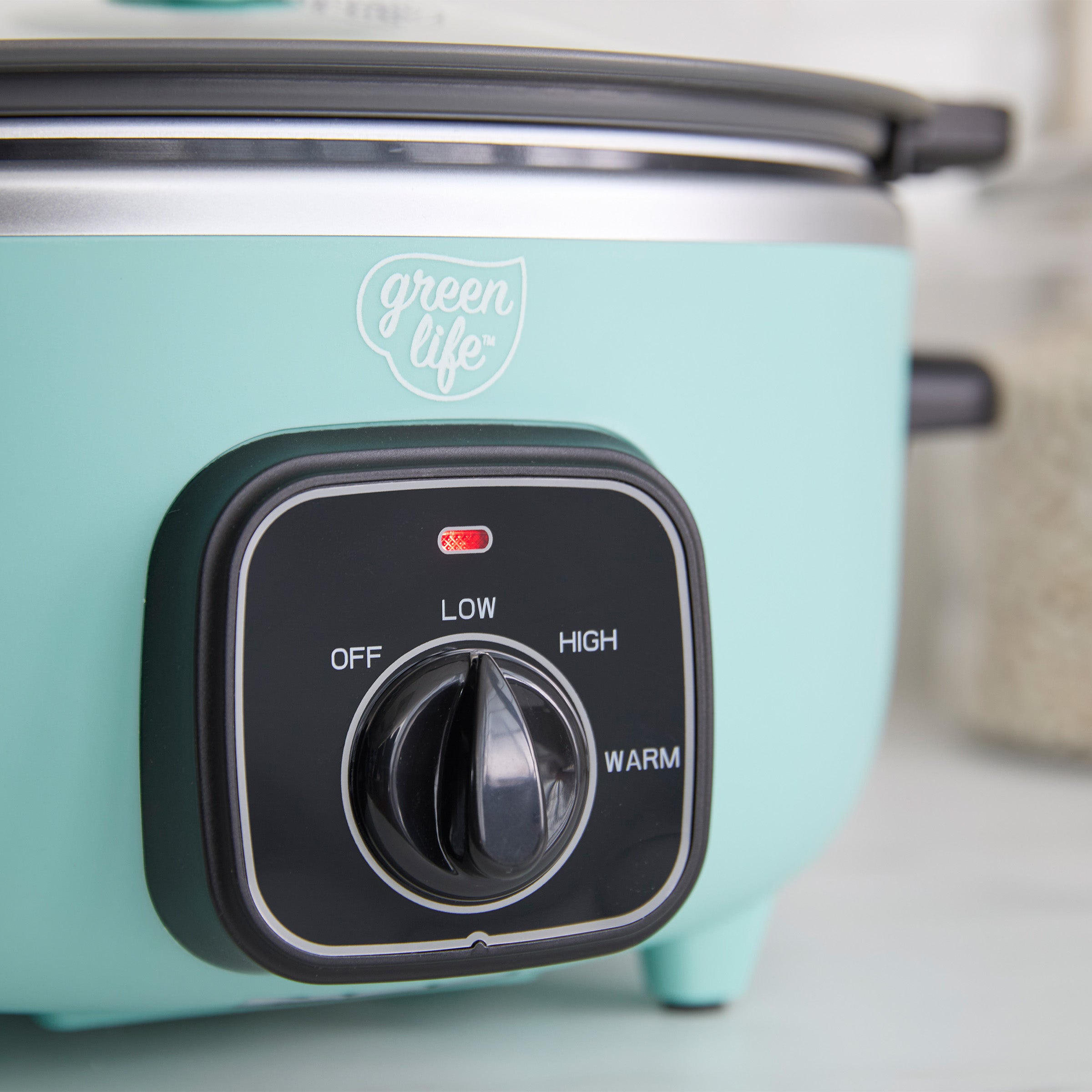GreenLife Healthy 3.5-Quart Slow Cooker | Turquoise - Image 4