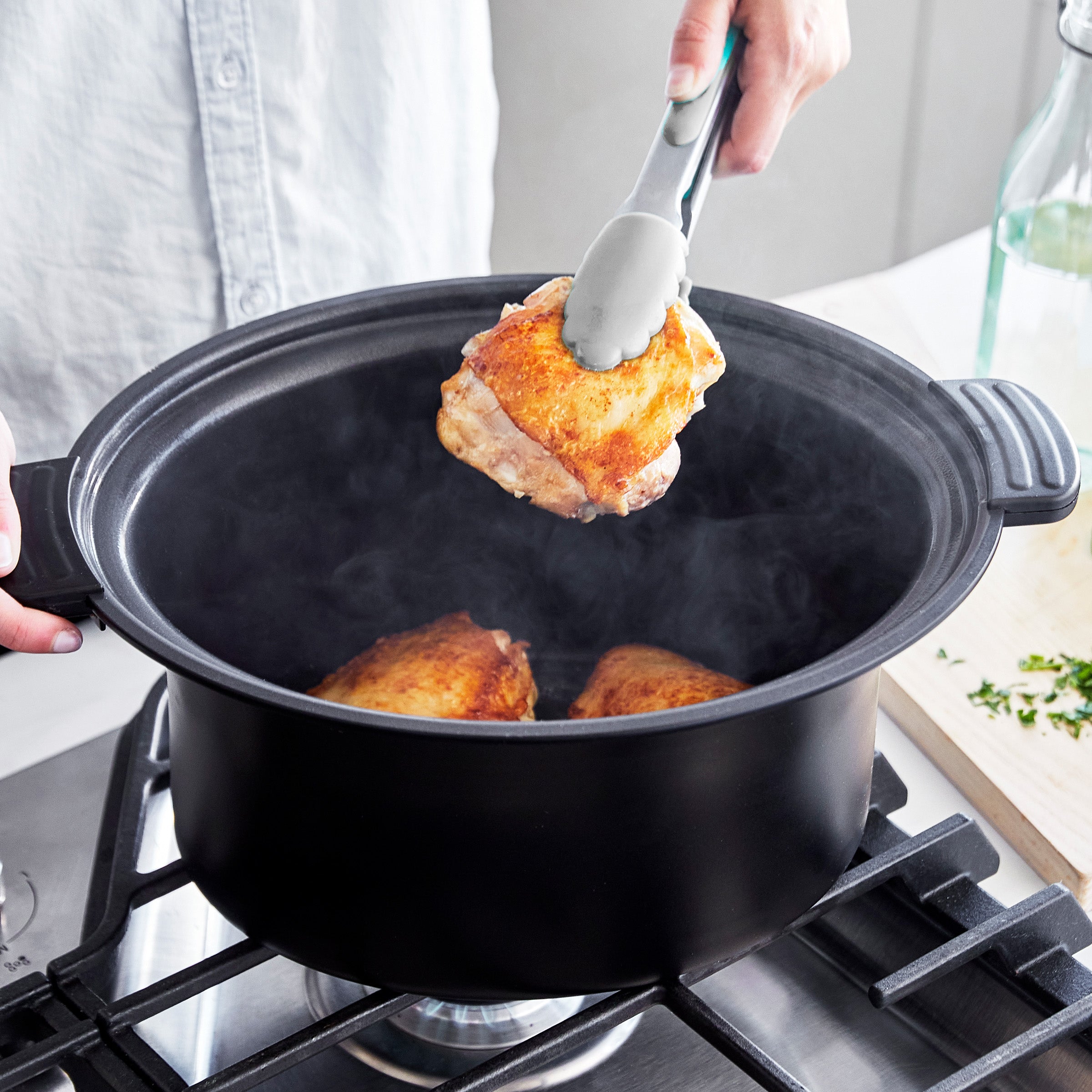 GreenLife Healthy 8-Quart Slow Cooker | White - Image 4