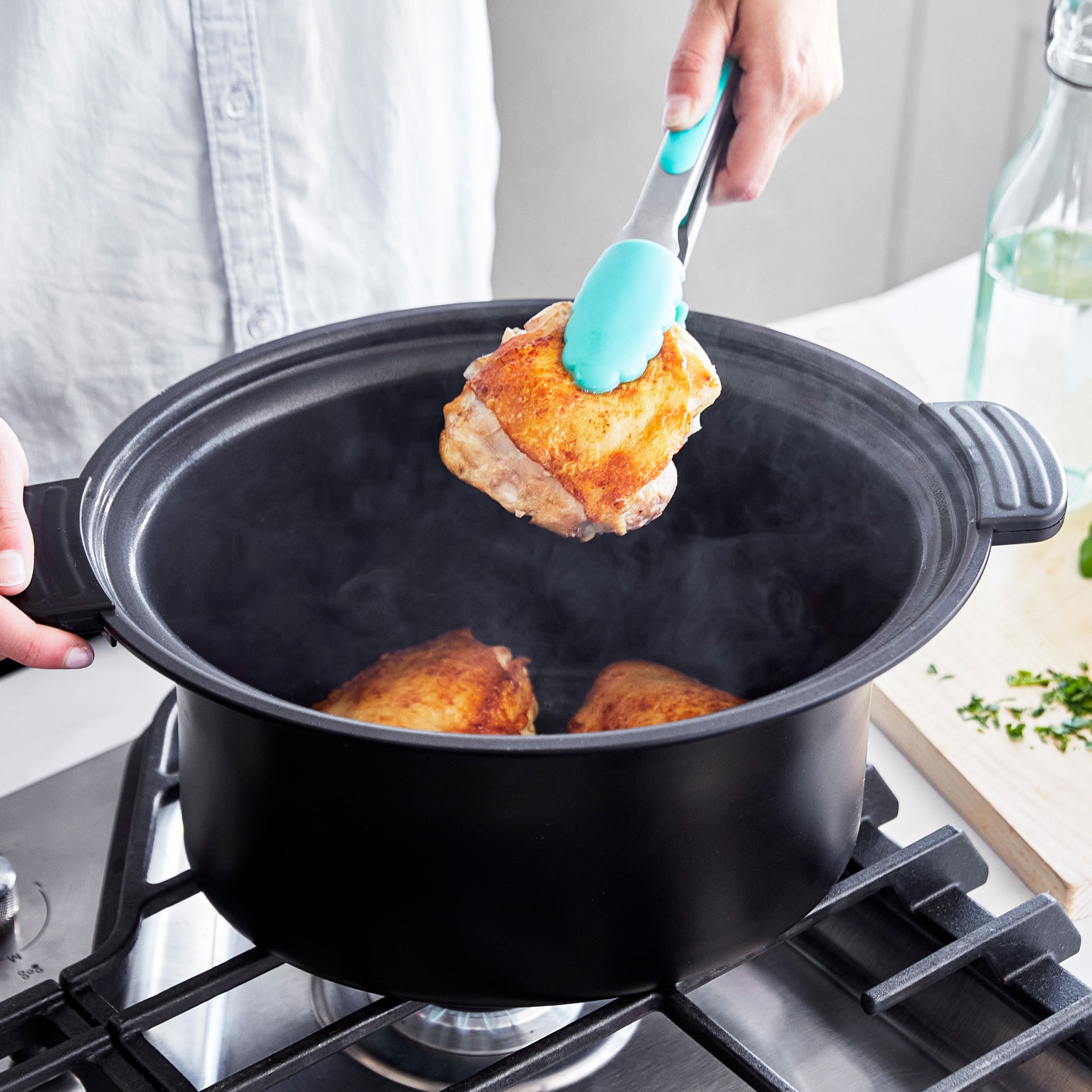 GreenLife Healthy 8-Quart Slow Cooker | Turquoise - Image 4