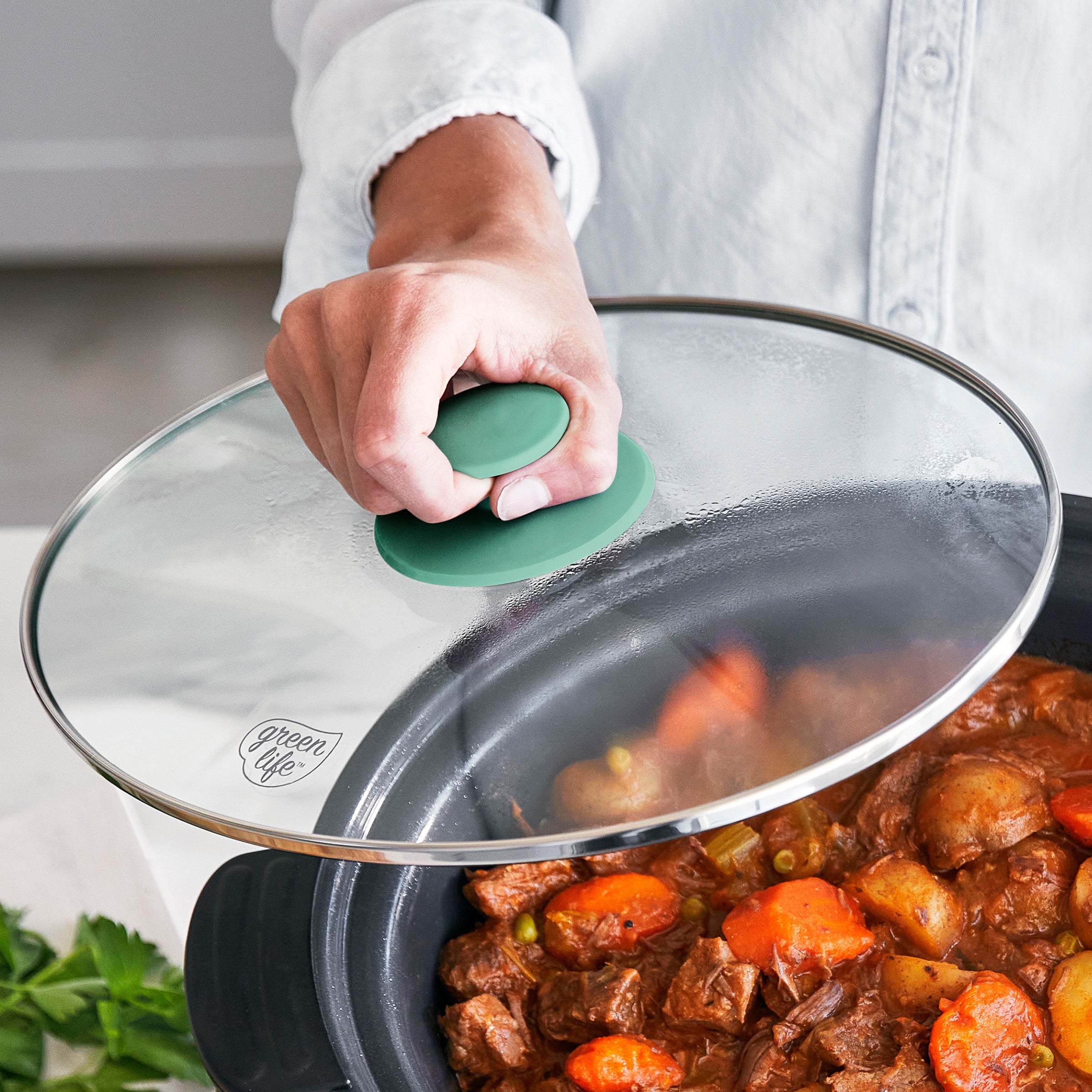 GreenLife Healthy 8-Quart Slow Cooker | Turquoise - Image 6