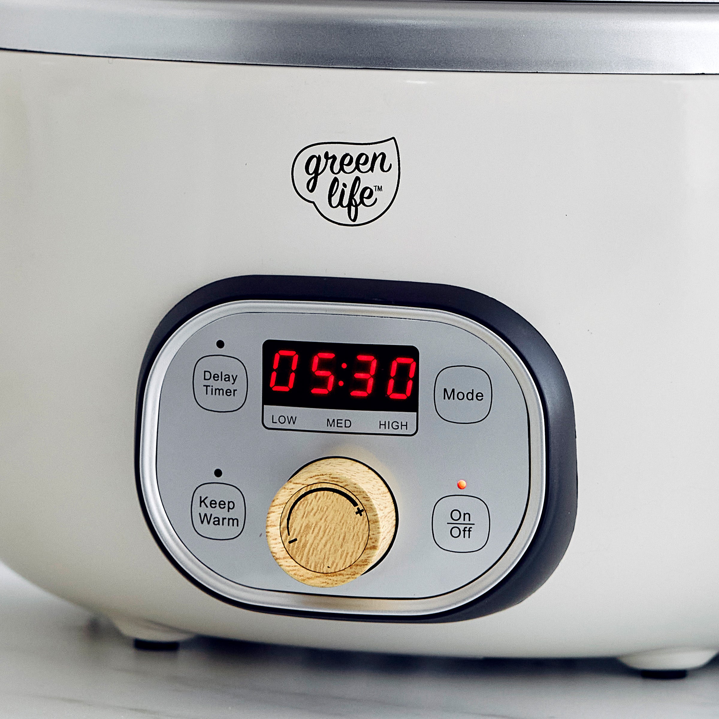 GreenLife Healthy 8-Quart Slow Cooker | Cream - Image 5