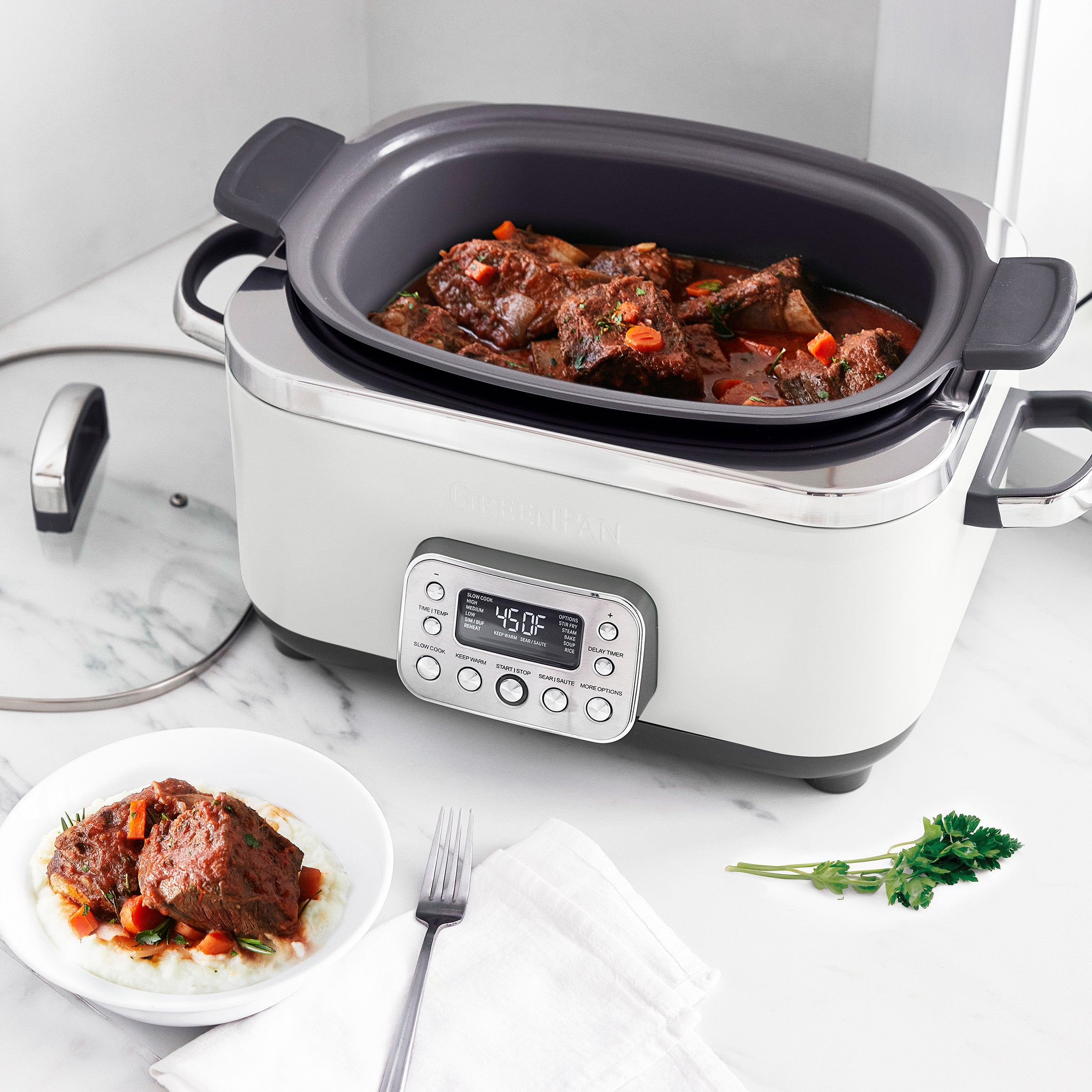 Elite 14-in-1 6-Quart Slow Cooker | Cloud Cream - Image 4