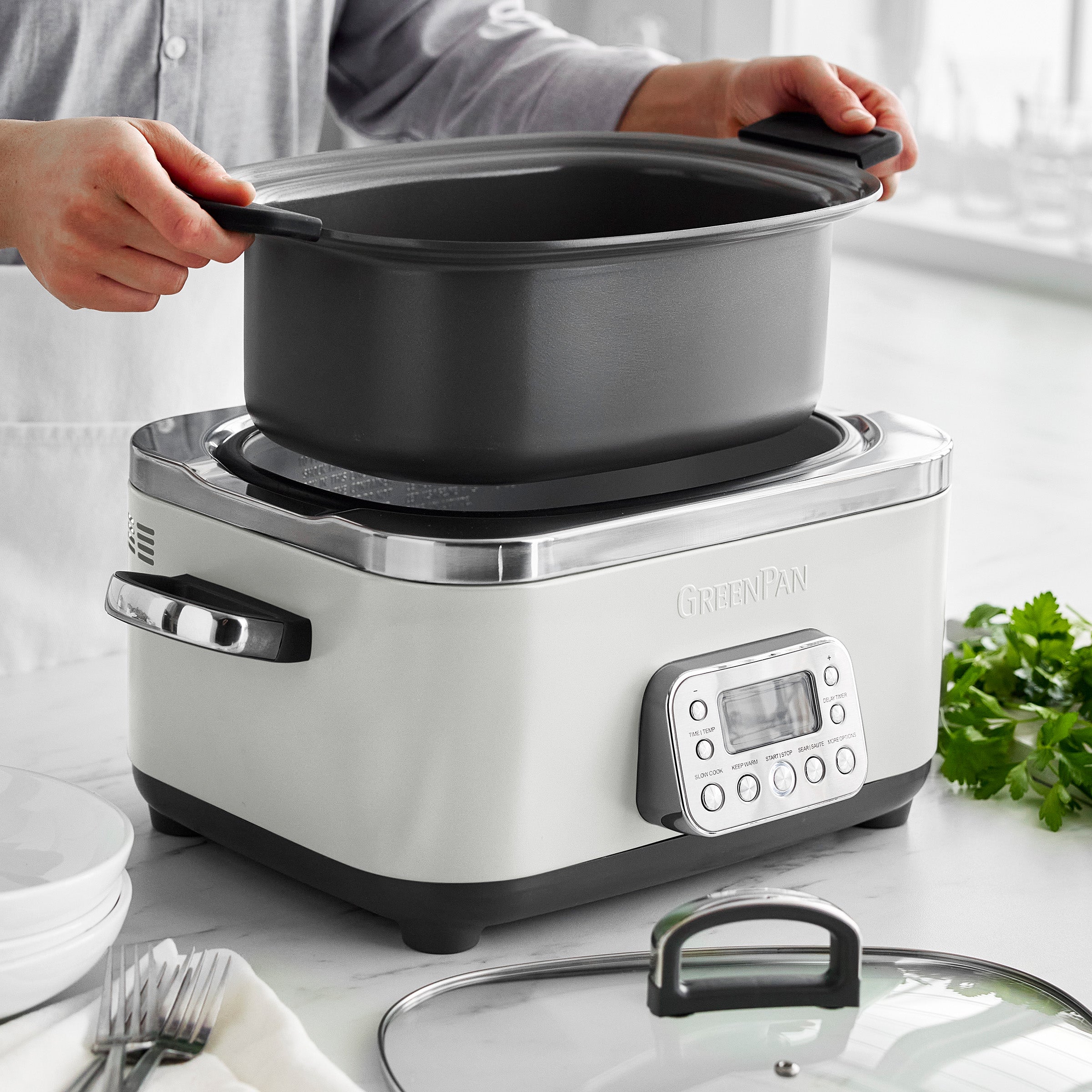 Elite 14-in-1 6-Quart Slow Cooker | Cloud Cream - Image 5
