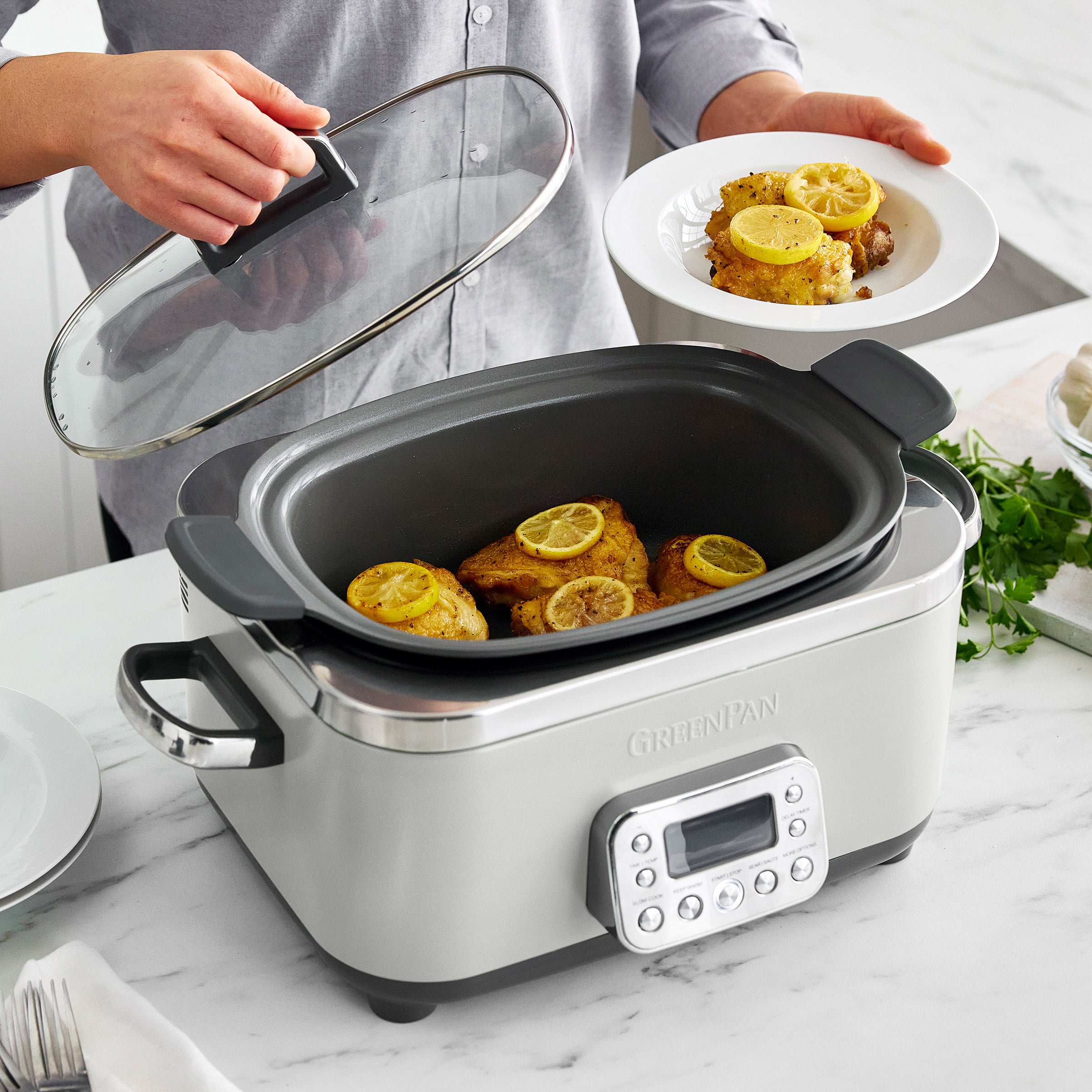 Elite 14-in-1 6-Quart Slow Cooker | Cloud Cream - Image 10