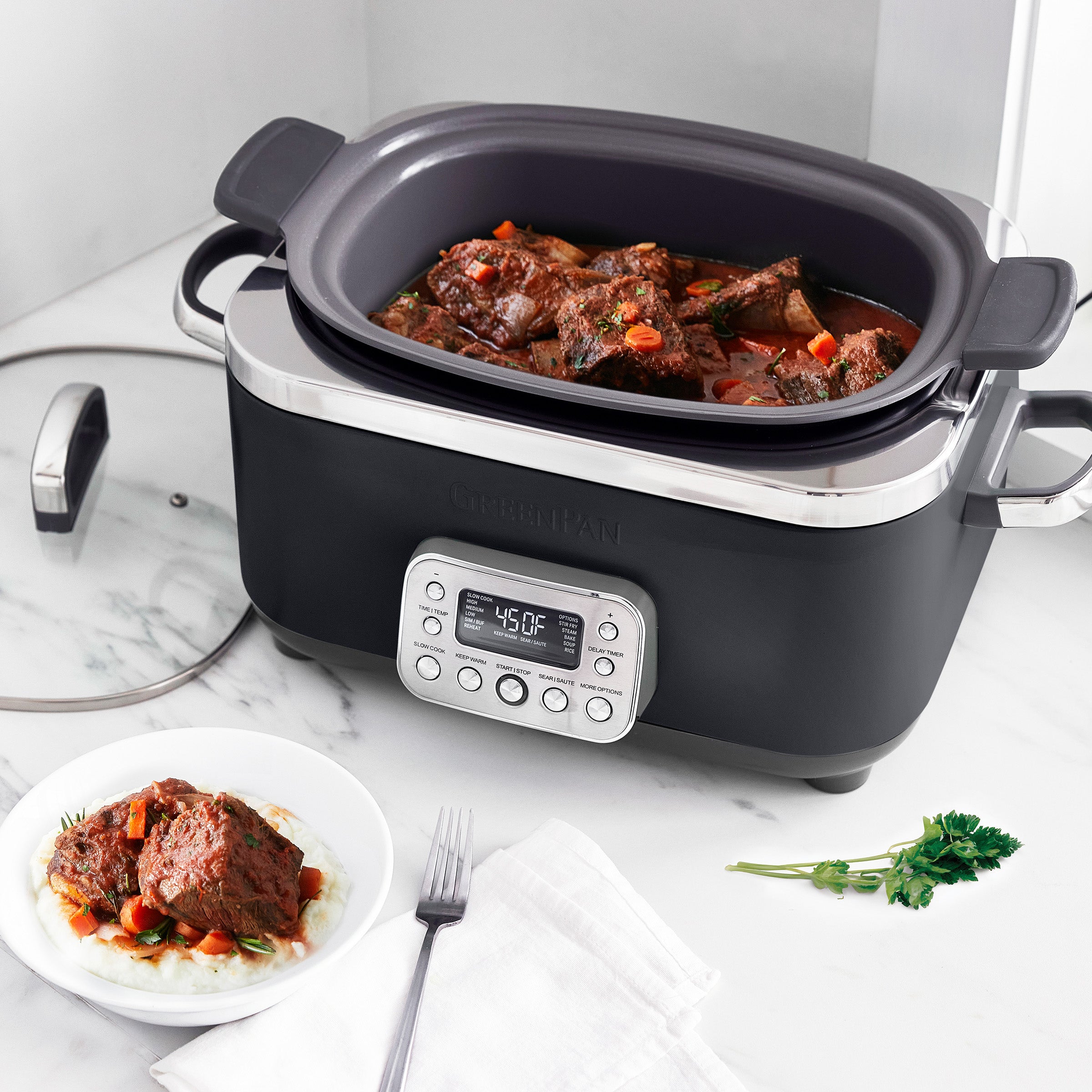 Elite 14-in-1 6-Quart Slow Cooker | Black - Image 3