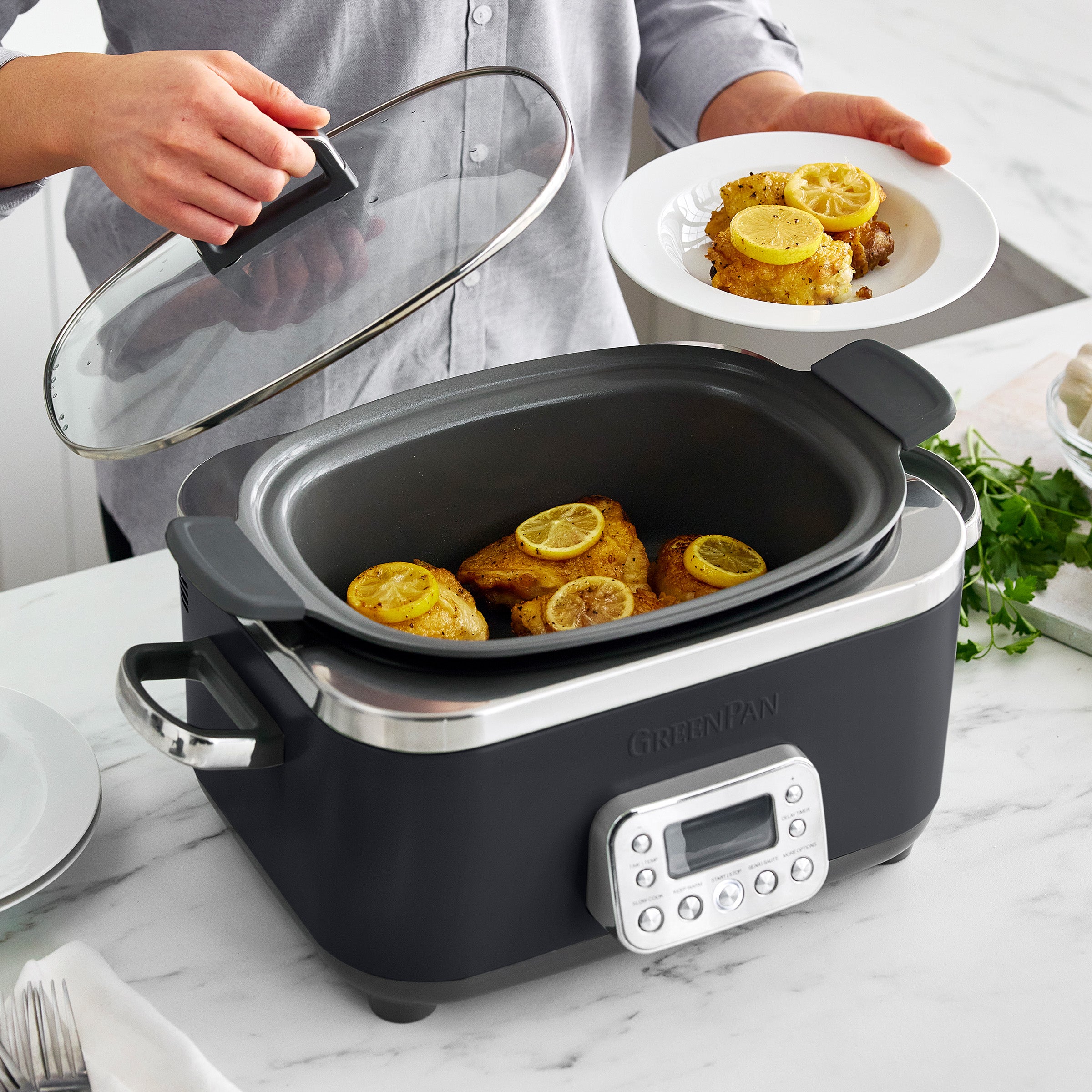 Elite 14-in-1 6-Quart Slow Cooker | Black - Image 9