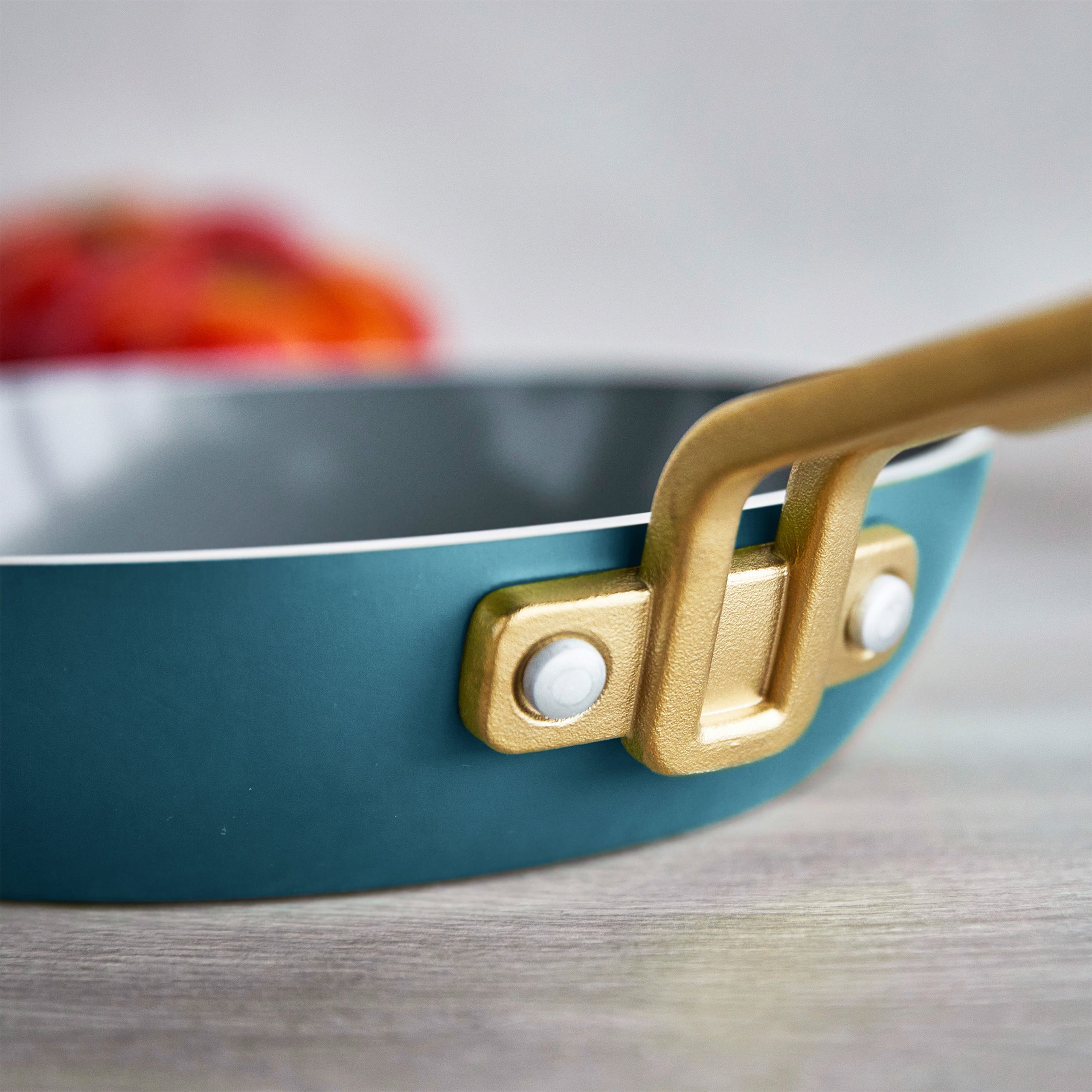 Stanley Tucci™ Ceramic Nonstick 8. 10 and 12 Frypan Set | Venetian Teal - Image 7