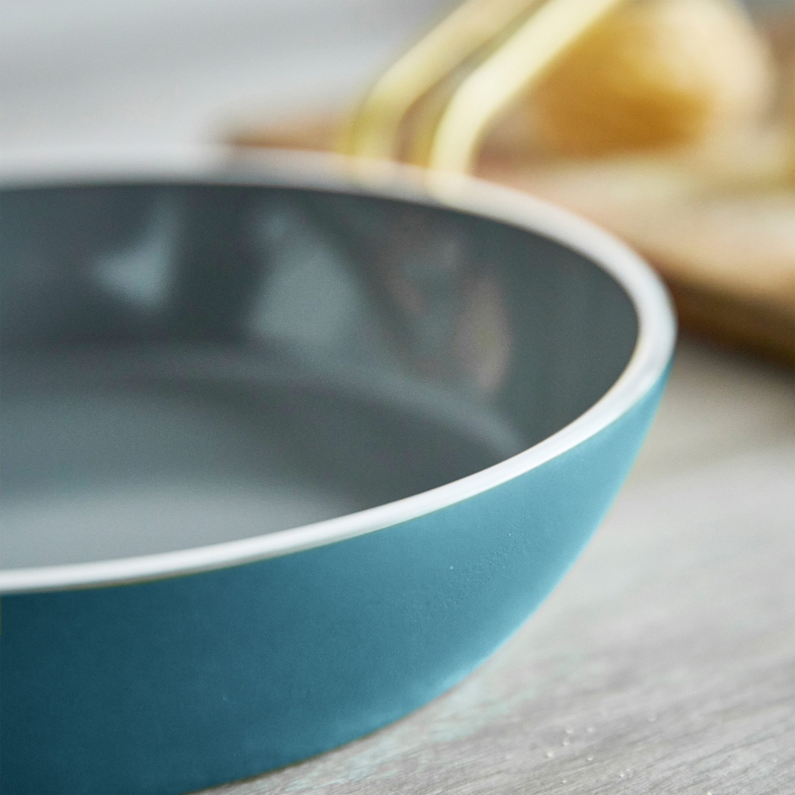 Stanley Tucci™ Ceramic Nonstick 8. 10 and 12 Frypan Set | Venetian Teal - Image 9