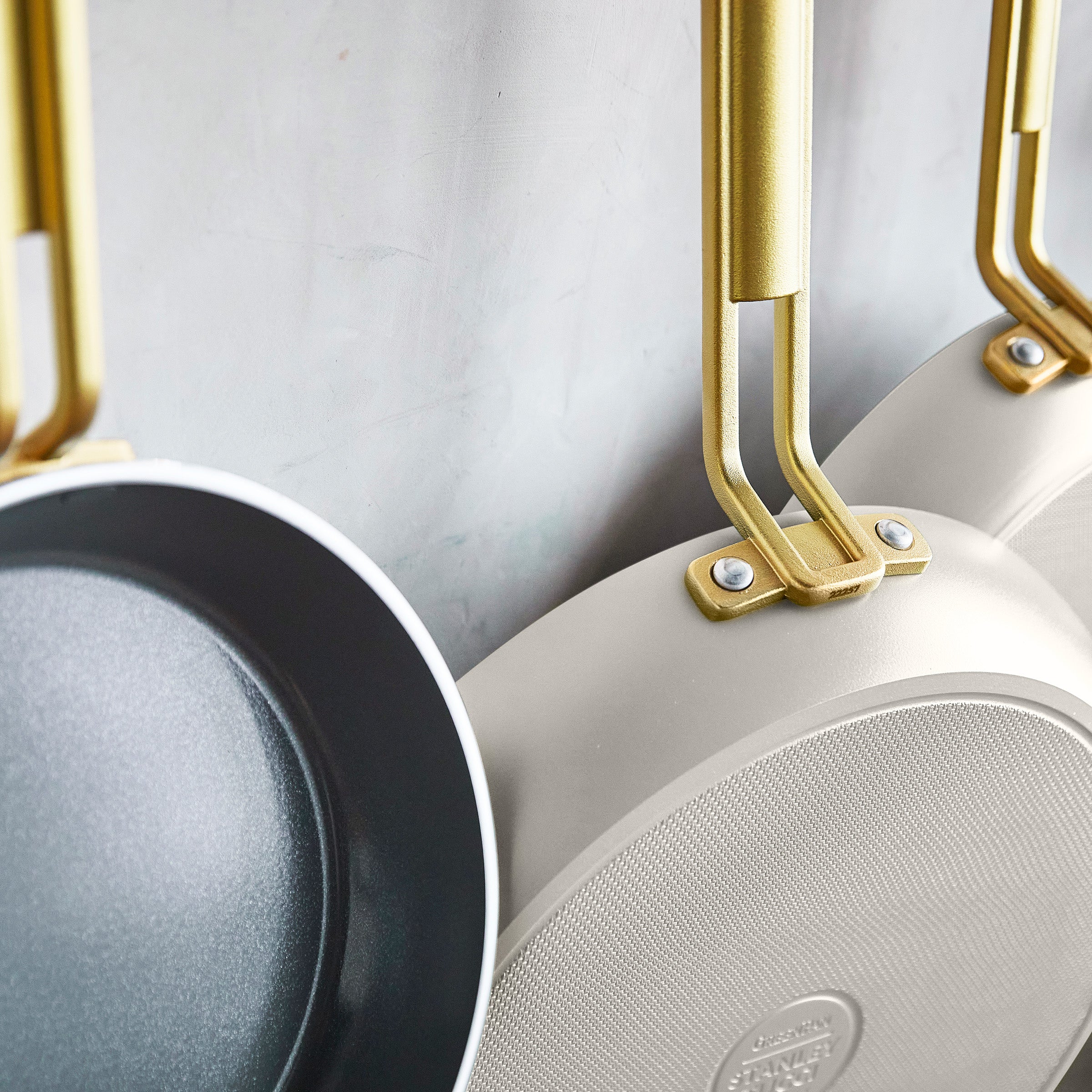 Stanley Tucci™ Ceramic Nonstick 8. 10 and 12 Frypan Set | Carrara White - Image 4