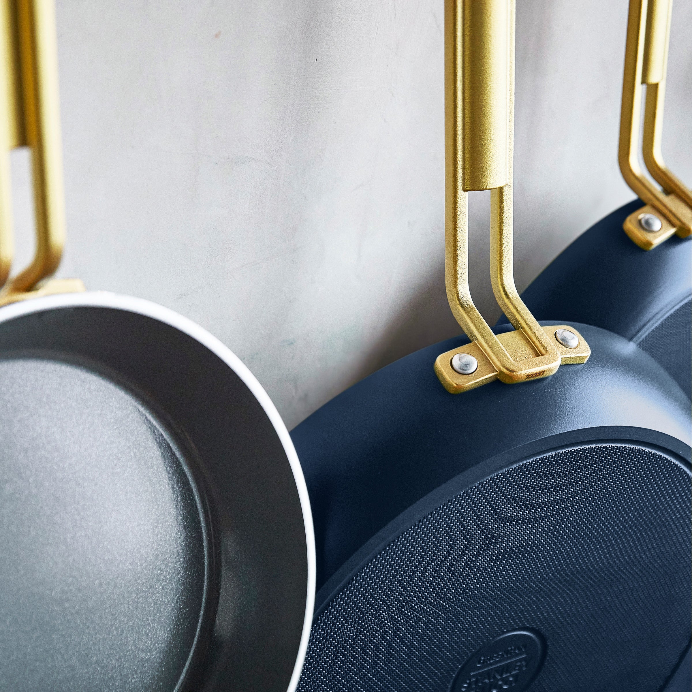Stanley Tucci™ Ceramic Nonstick 8. 10 and 12 Frypan Set | Marino Blue - Image 4