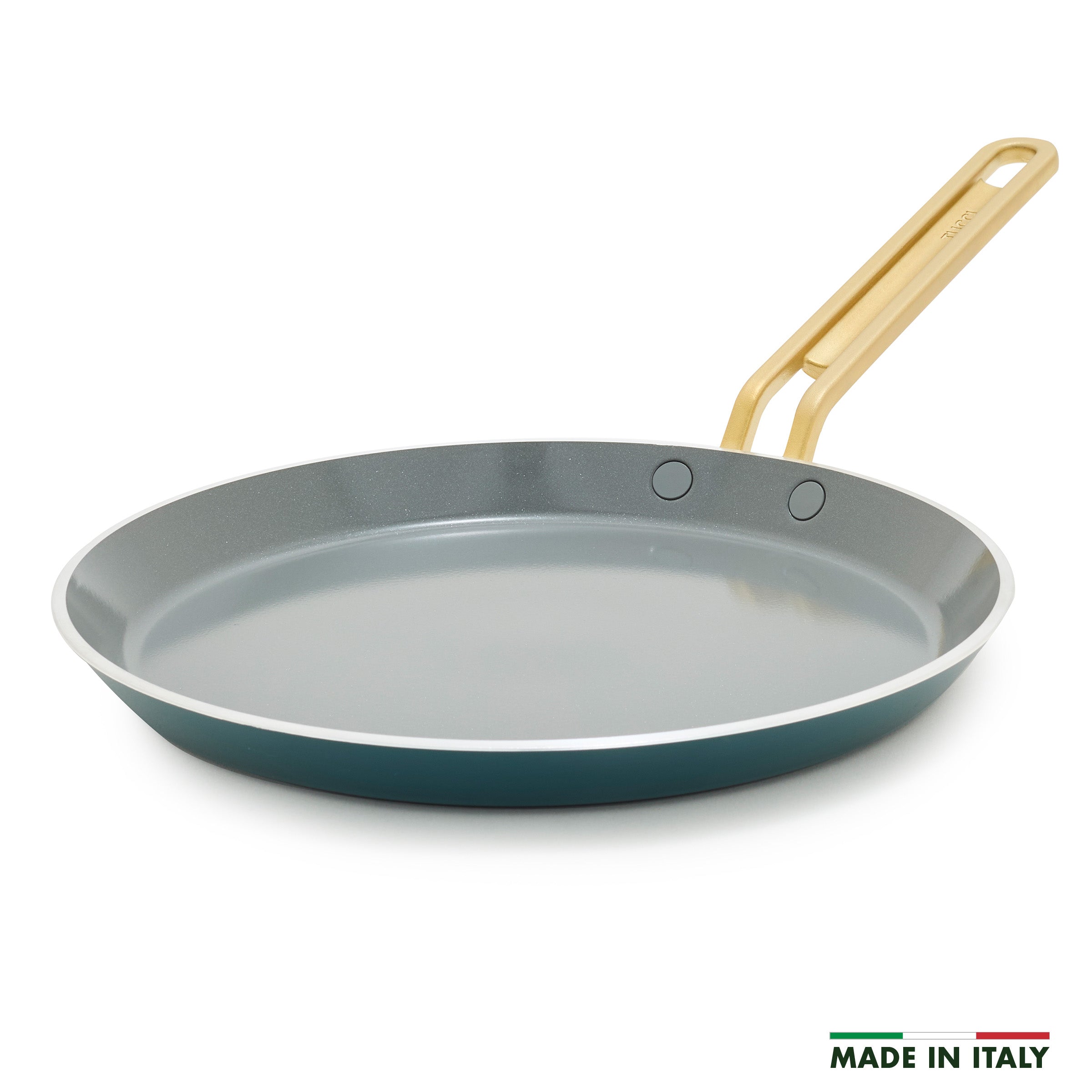 Stanley Tucci™ Ceramic Nonstick 10 Crepe and Omelette Pan | Venetian Teal
