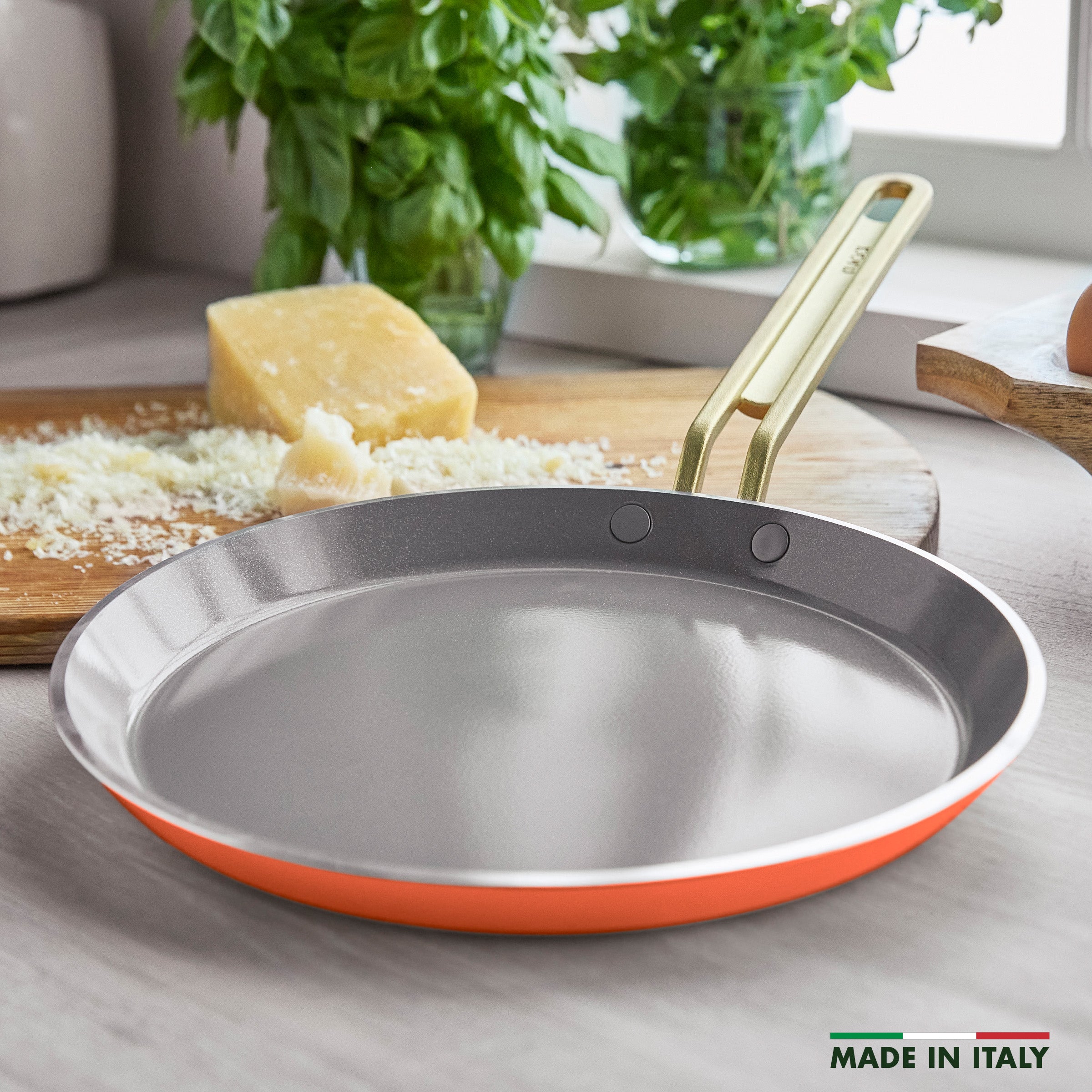 Stanley Tucci™ Ceramic Nonstick 10 Crepe and Omelette Pan | Amalfi Sunset - Image 3