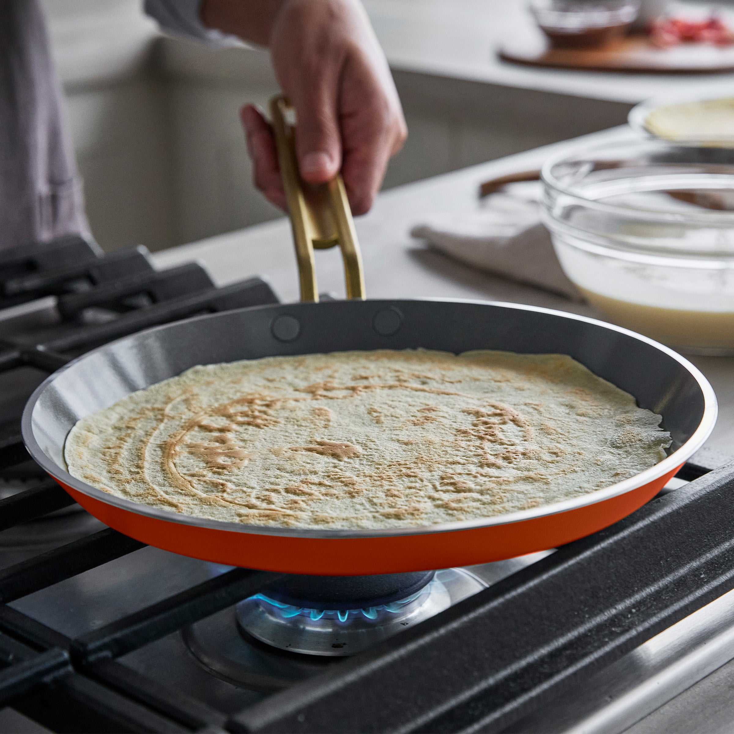 Stanley Tucci™ Ceramic Nonstick 10 Crepe and Omelette Pan | Amalfi Sunset - Image 10