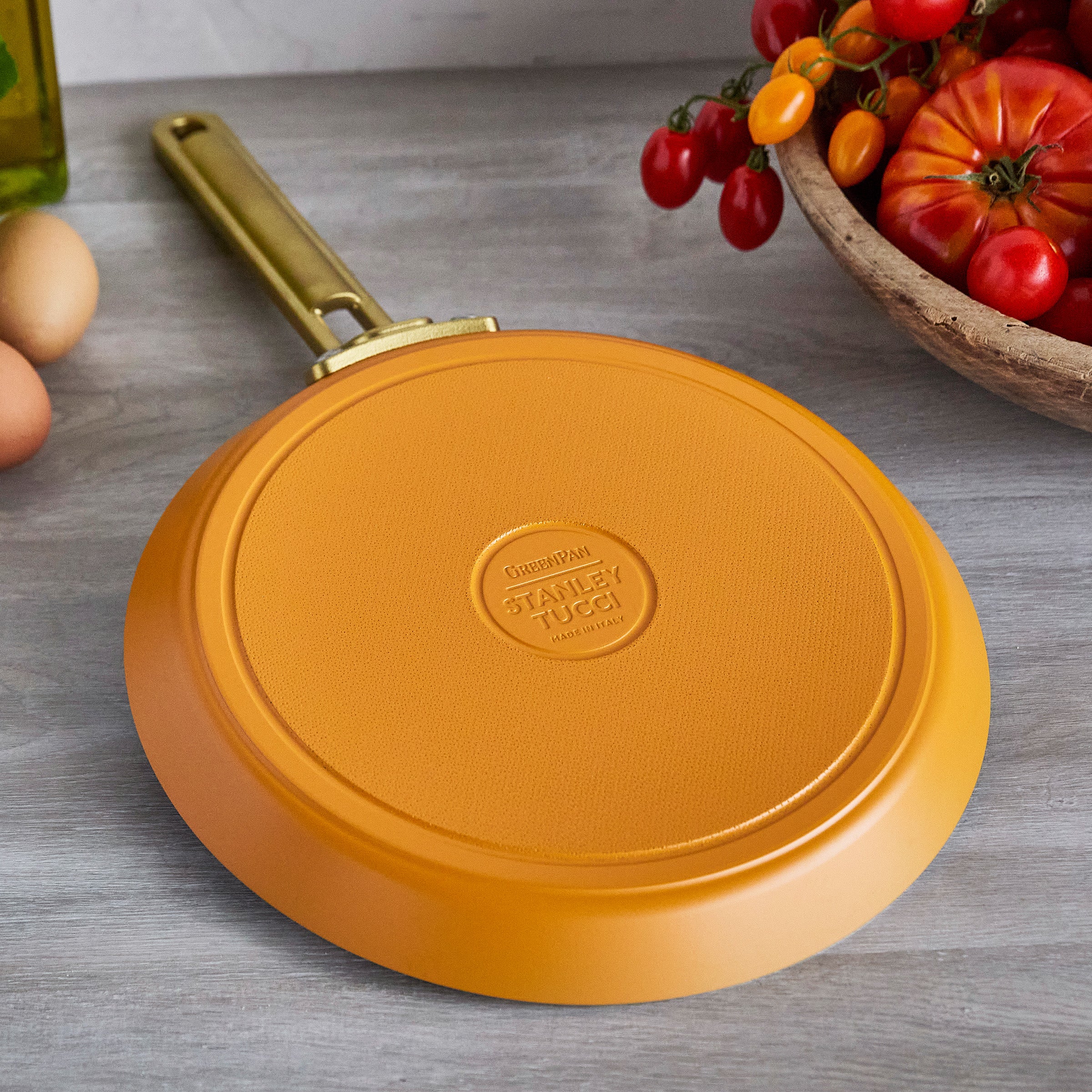 Stanley Tucci™ Ceramic Nonstick 10 Crepe and Omelette Pan | Roma Gold - Image 7