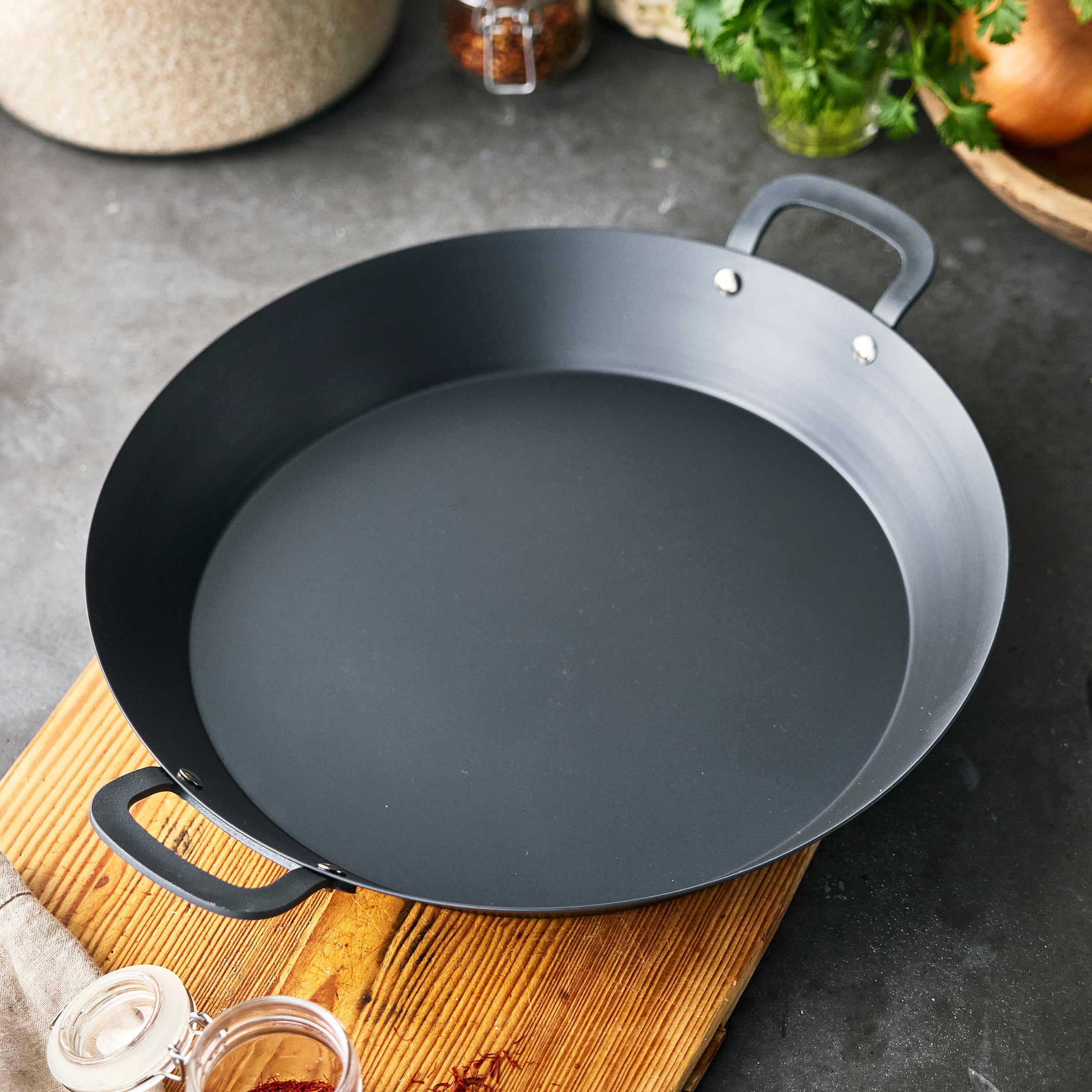 Bobby Flay by GreenPan 15 Carbon Steel Paella Pan - Image 4