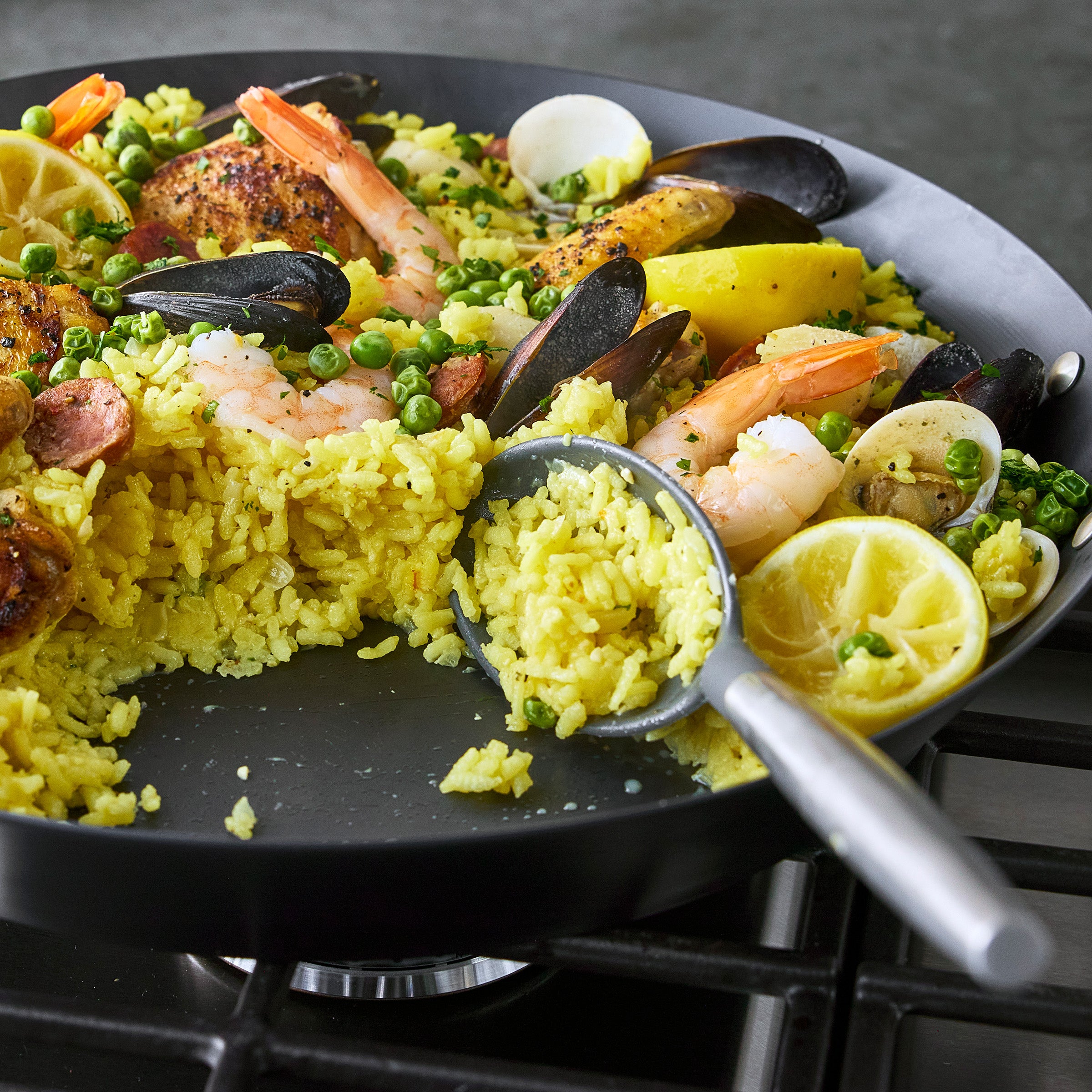 Bobby Flay by GreenPan 15 Carbon Steel Paella Pan - Image 10