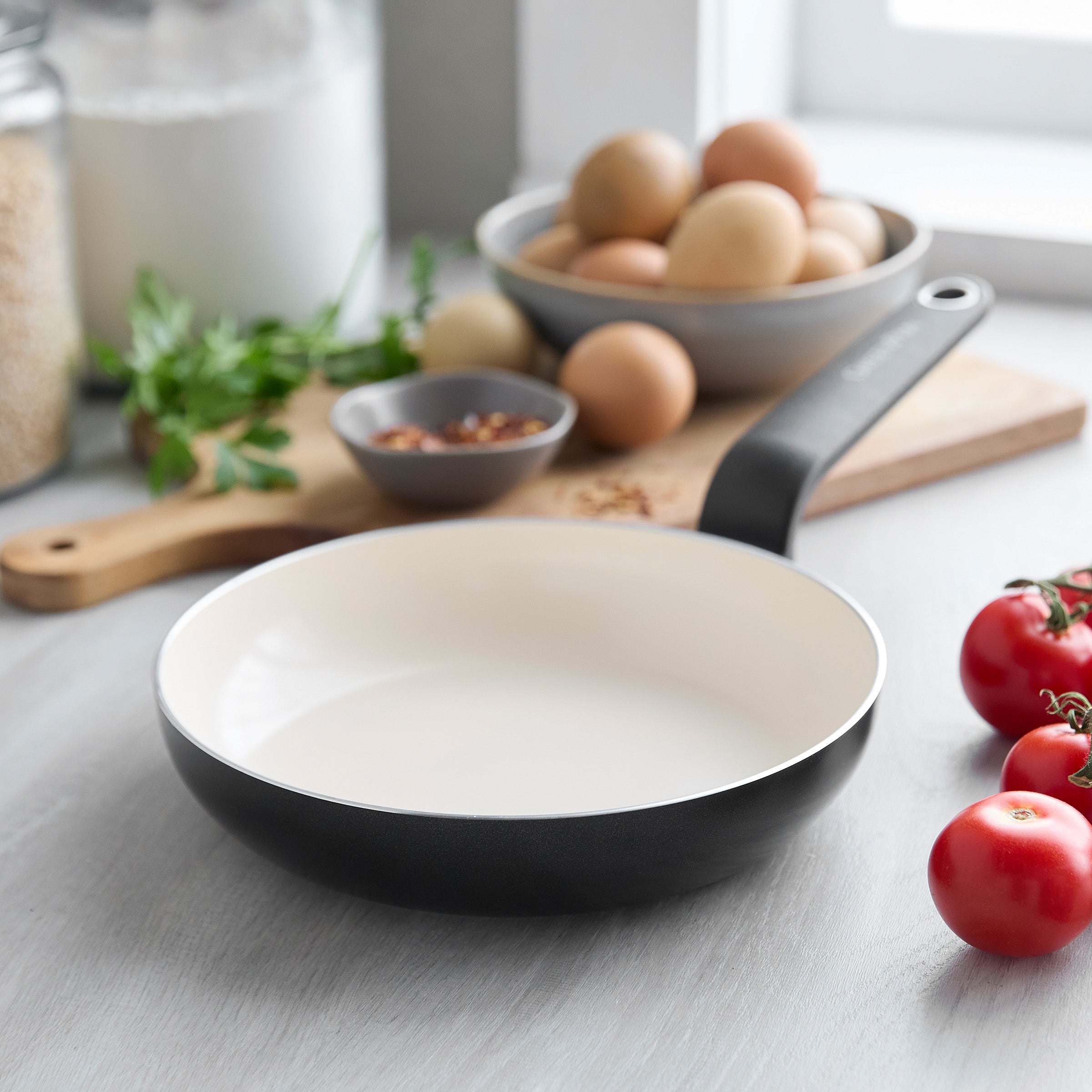 Rio Advanced Ceramic Nonstick 8 Frypan | Black - Image 2