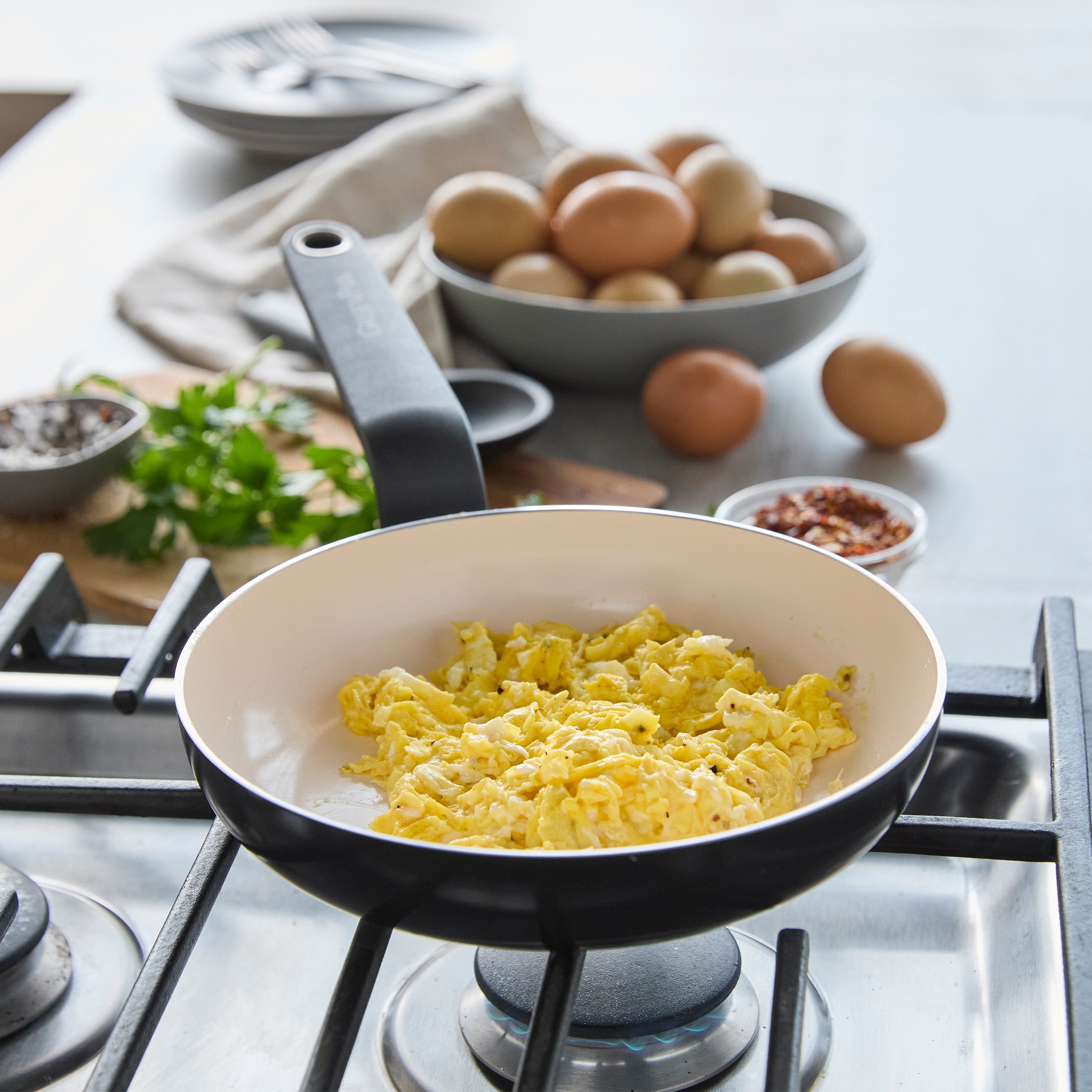 Rio Advanced Ceramic Nonstick 8 Frypan | Black - Image 4