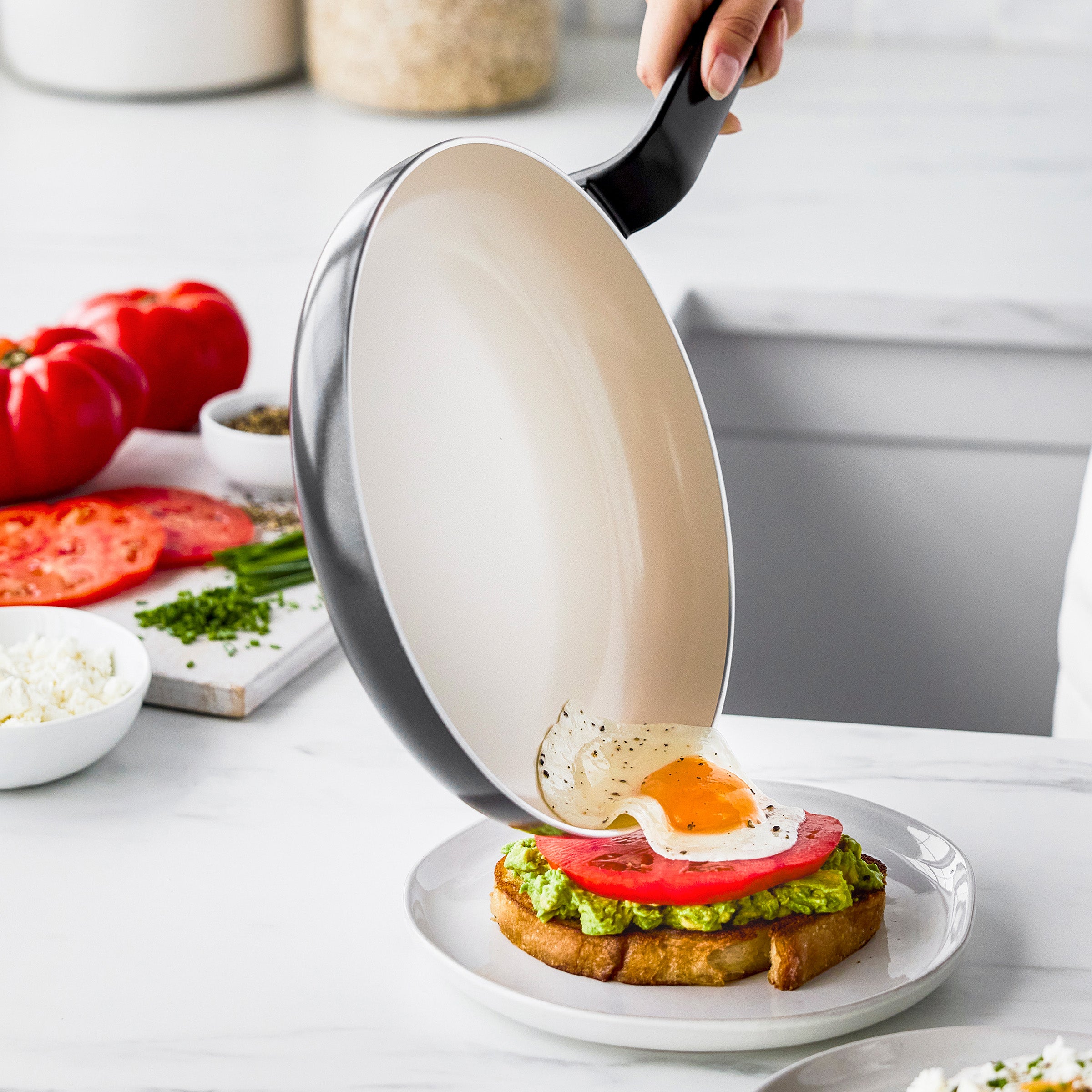 Rio Advanced Ceramic Nonstick 10 Frypan | Black - Image 3