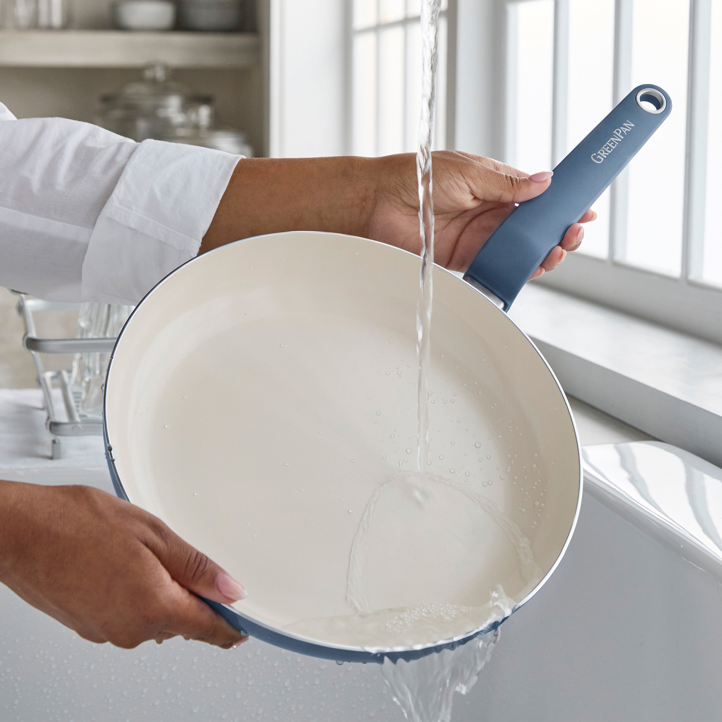 Rio Advanced Ceramic Nonstick 10 & 12 Frypan Set | Dutch Blue - Image 8