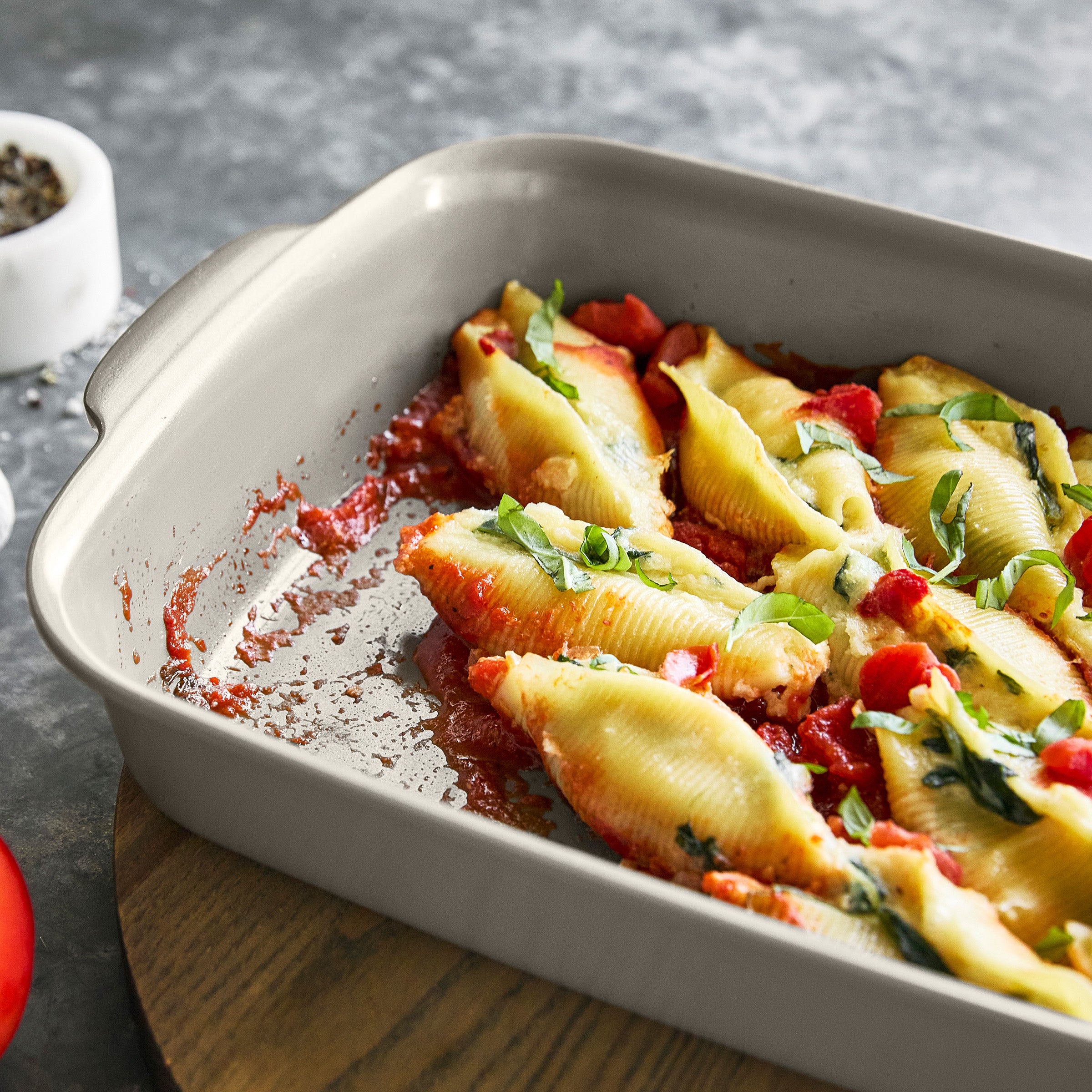 Premiere Ovenware Ceramic Nonstick 4-Piece Set | Taupe - Image 10