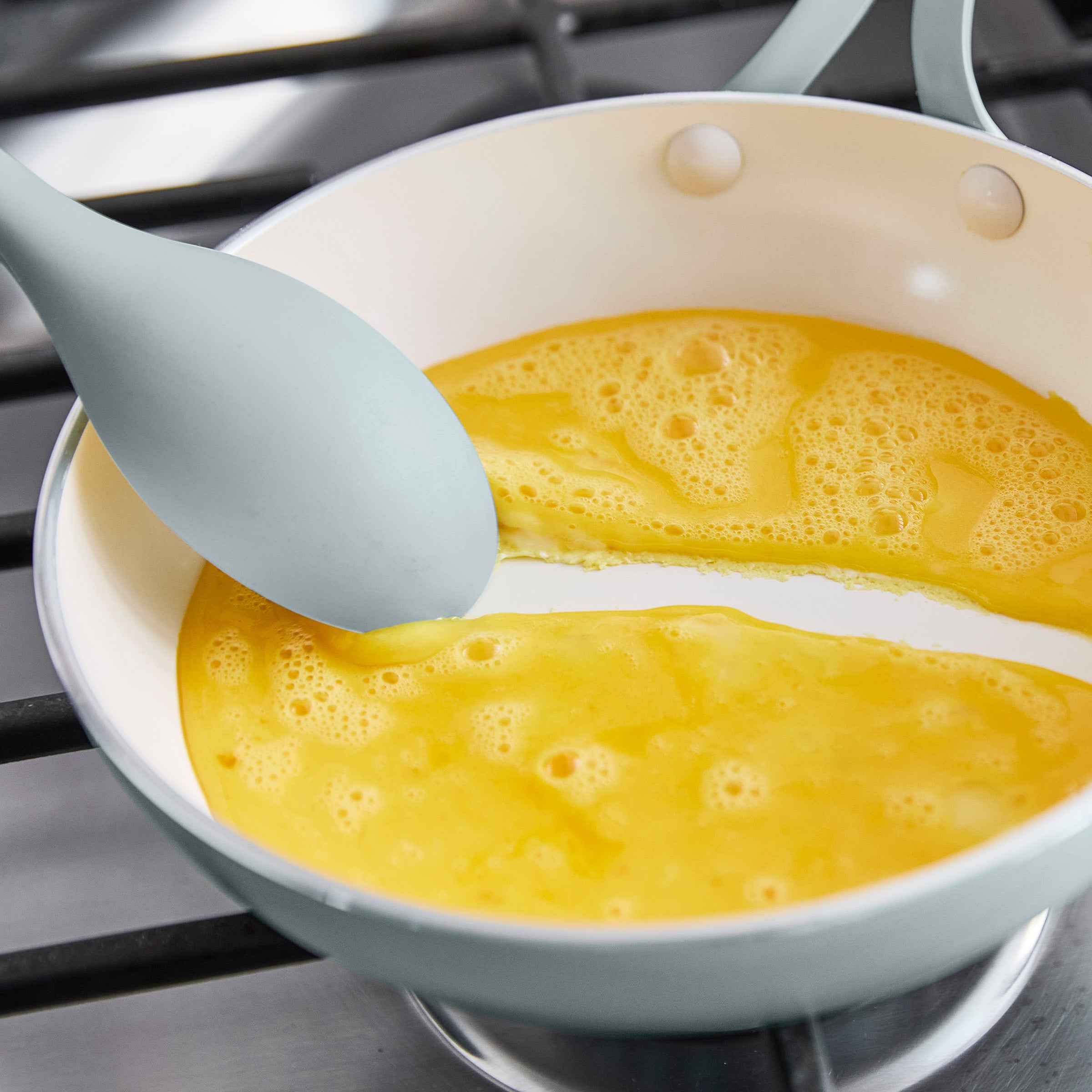 Nova Gallery Ceramic Nonstick 8 and 10 Frypan Set | Coastline - Image 7
