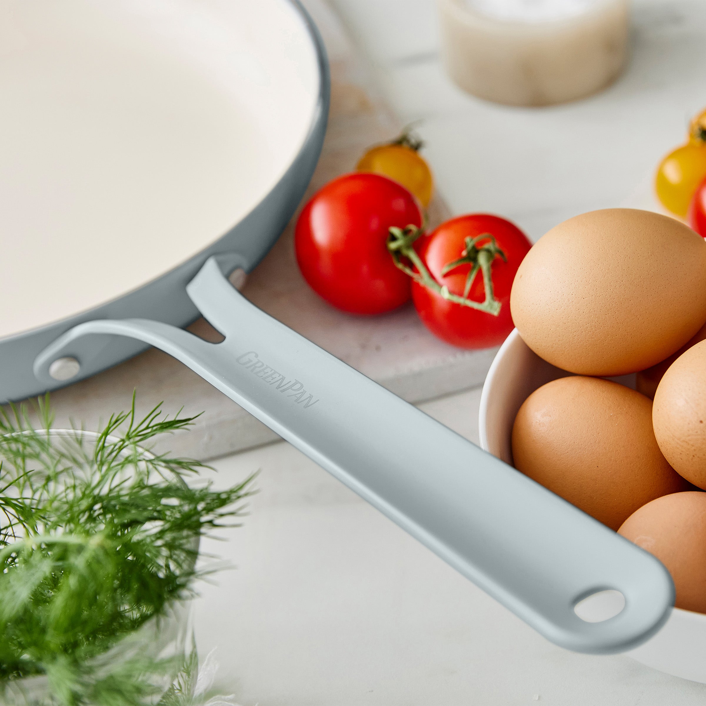 Nova Gallery Ceramic Nonstick 8 and 10 Frypan Set | Coastline - Image 8