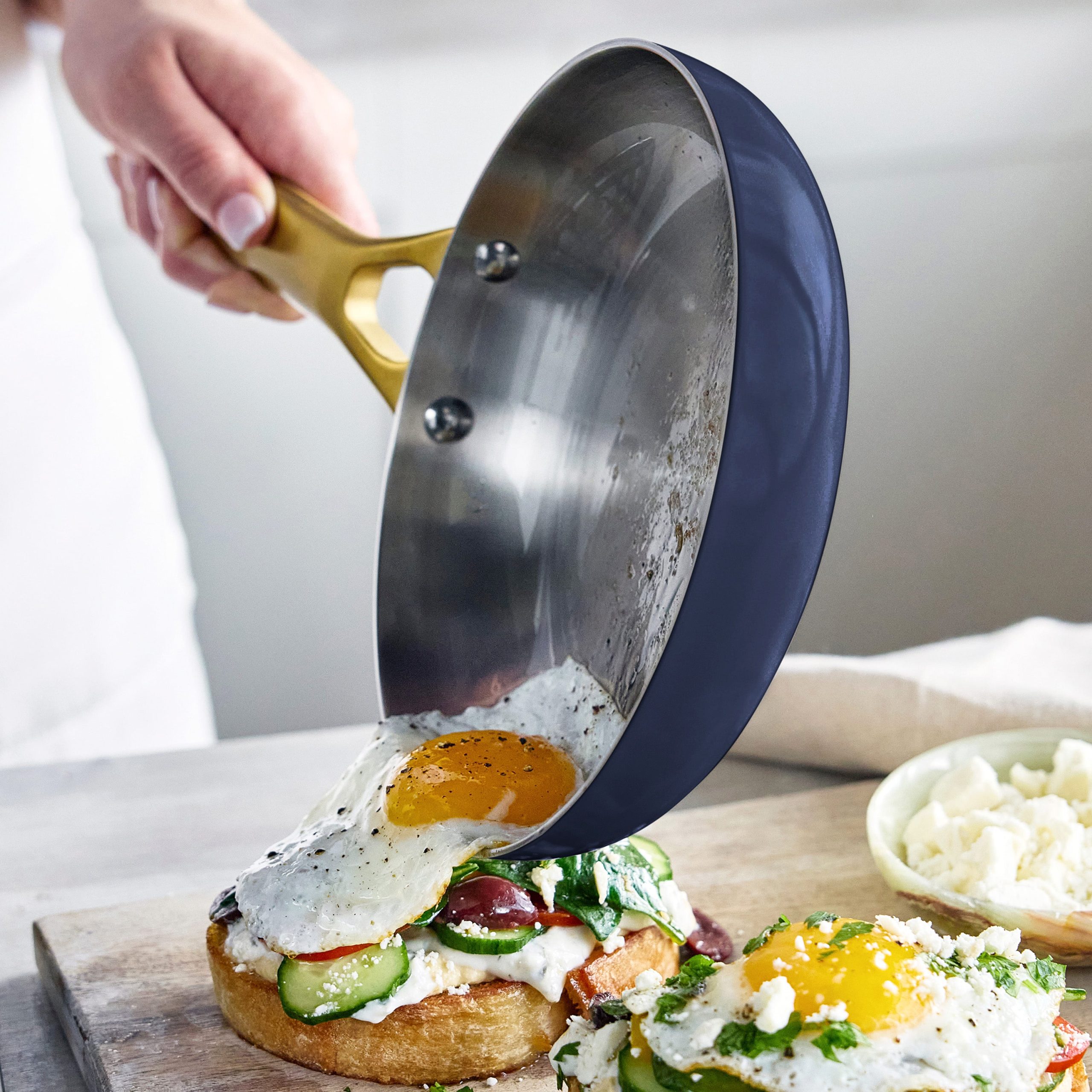 Reserve Pro Uncoated Stainless Steel 8 Frypan | Twilight - Image 3