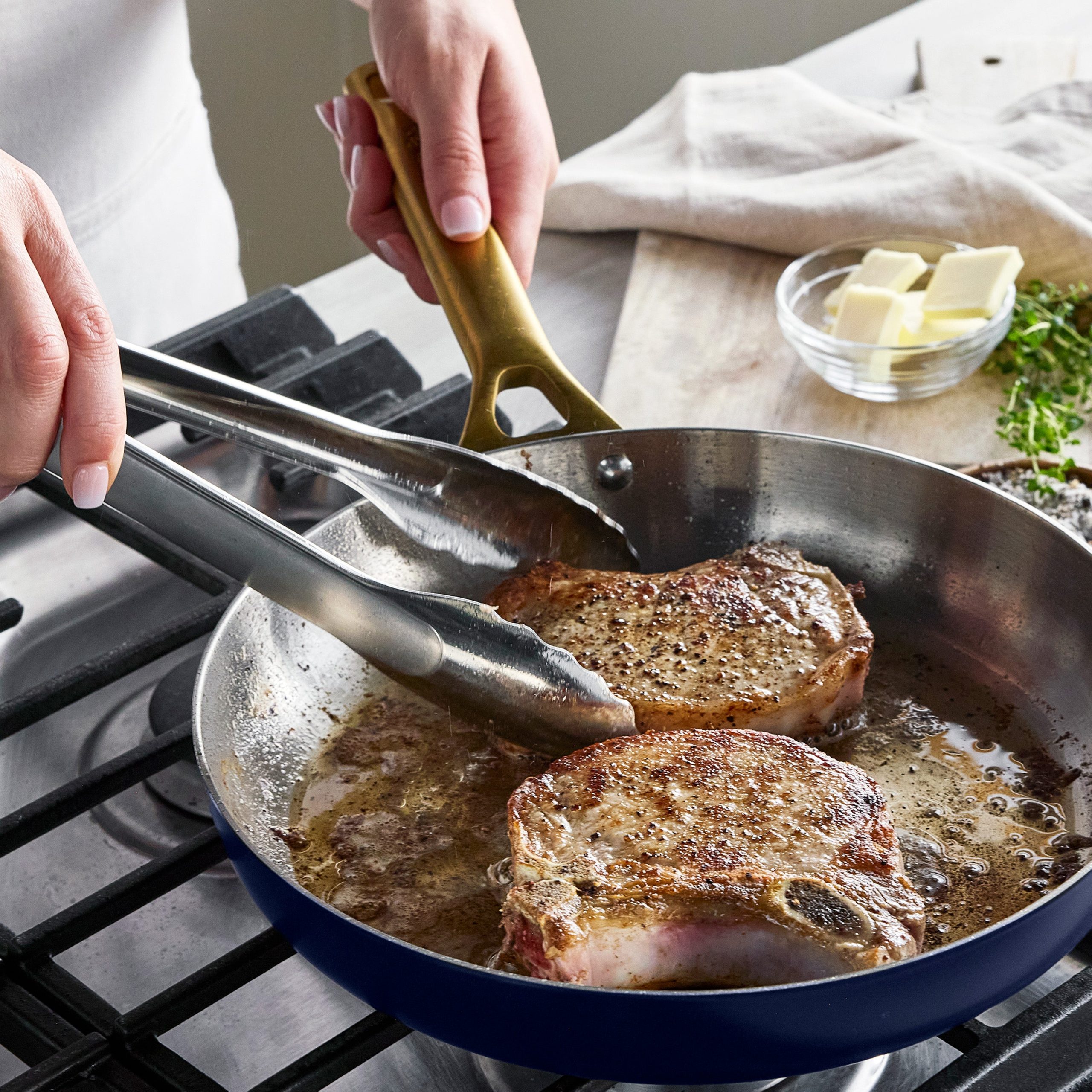 Reserve Pro Uncoated Stainless Steel 8 Frypan | Twilight - Image 6