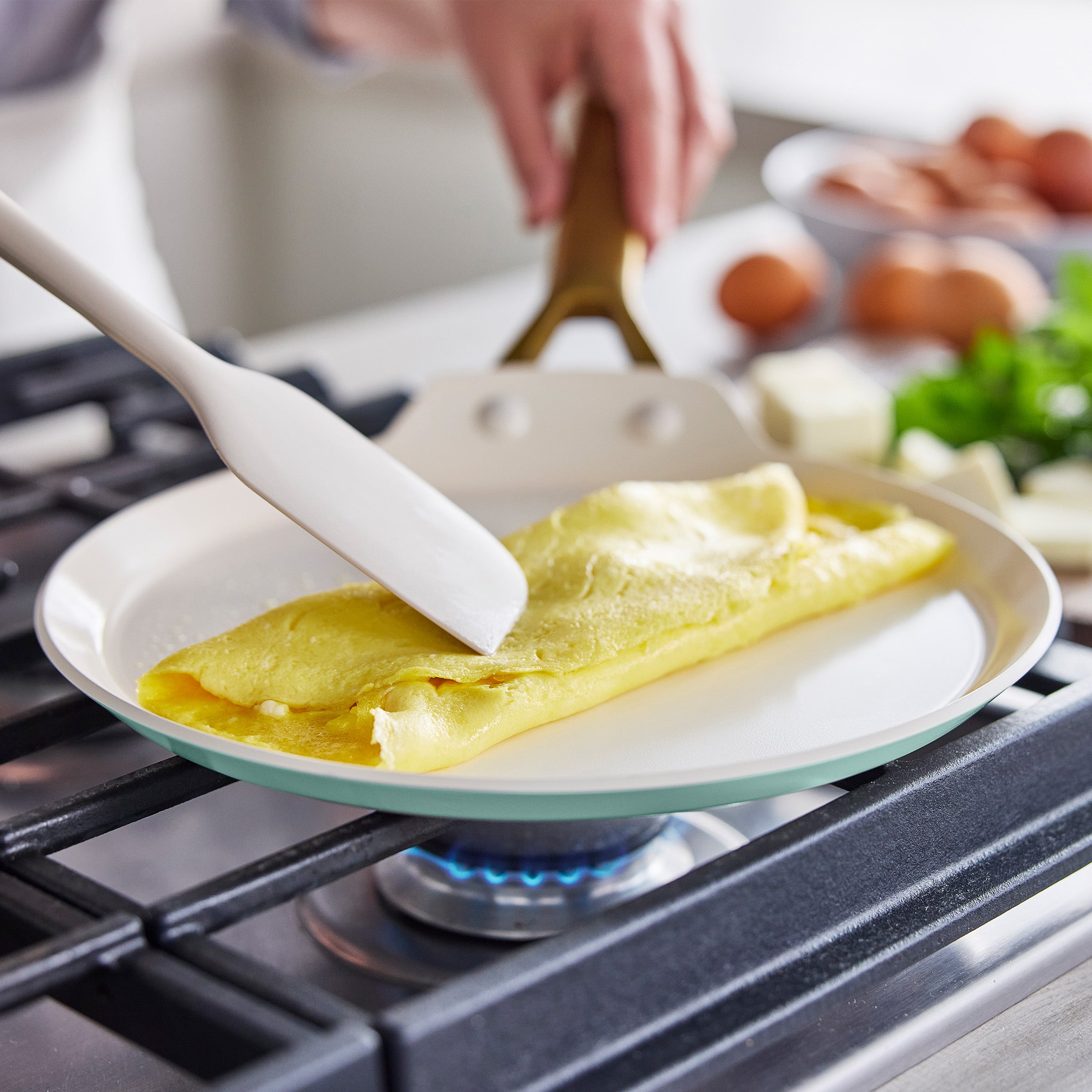 Reserve Pro Ceramic Nonstick 11-Piece Cookware Set | Seaside - Image 11