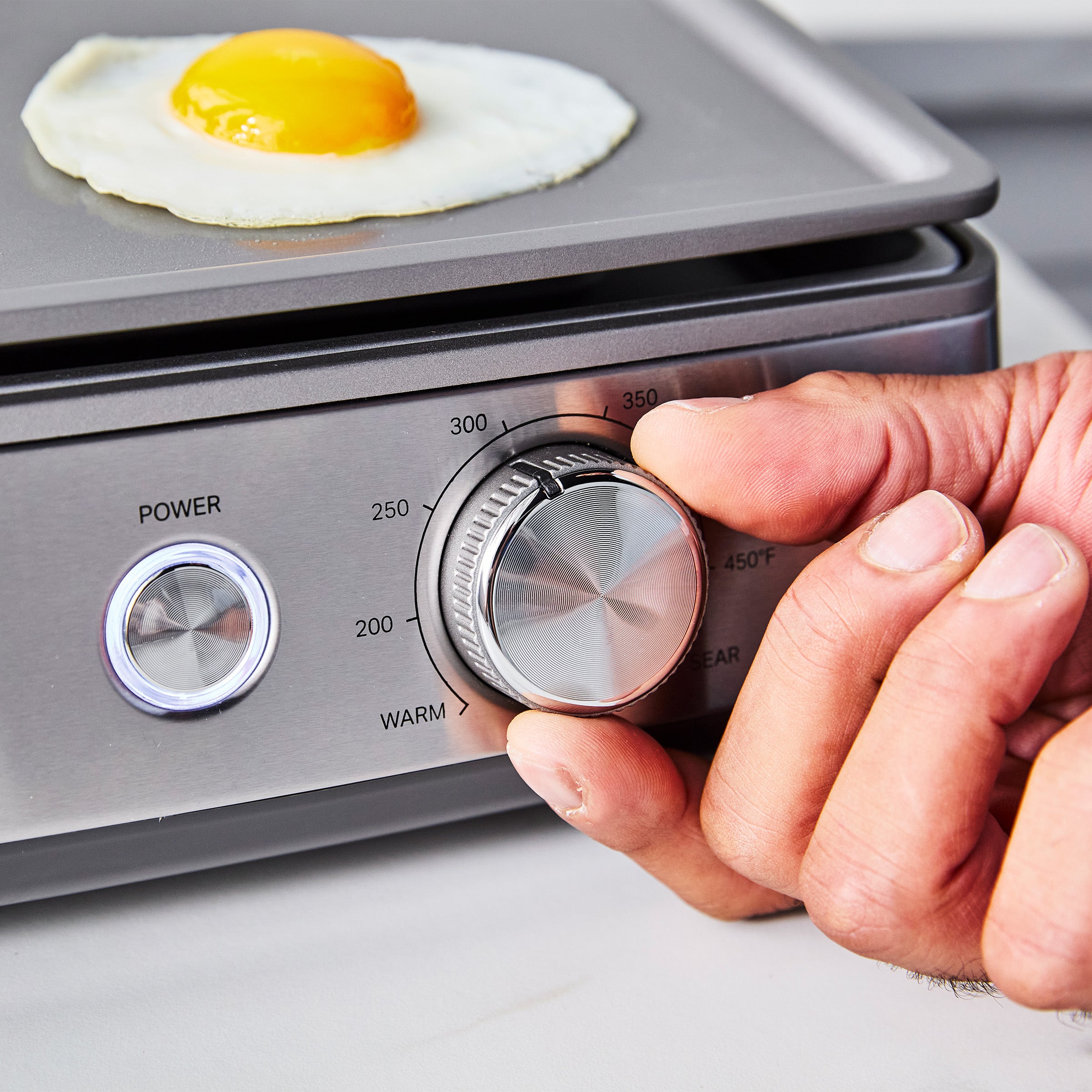 Ultimate Countertop Griddle | Premiere Stainless Steel - Image 3