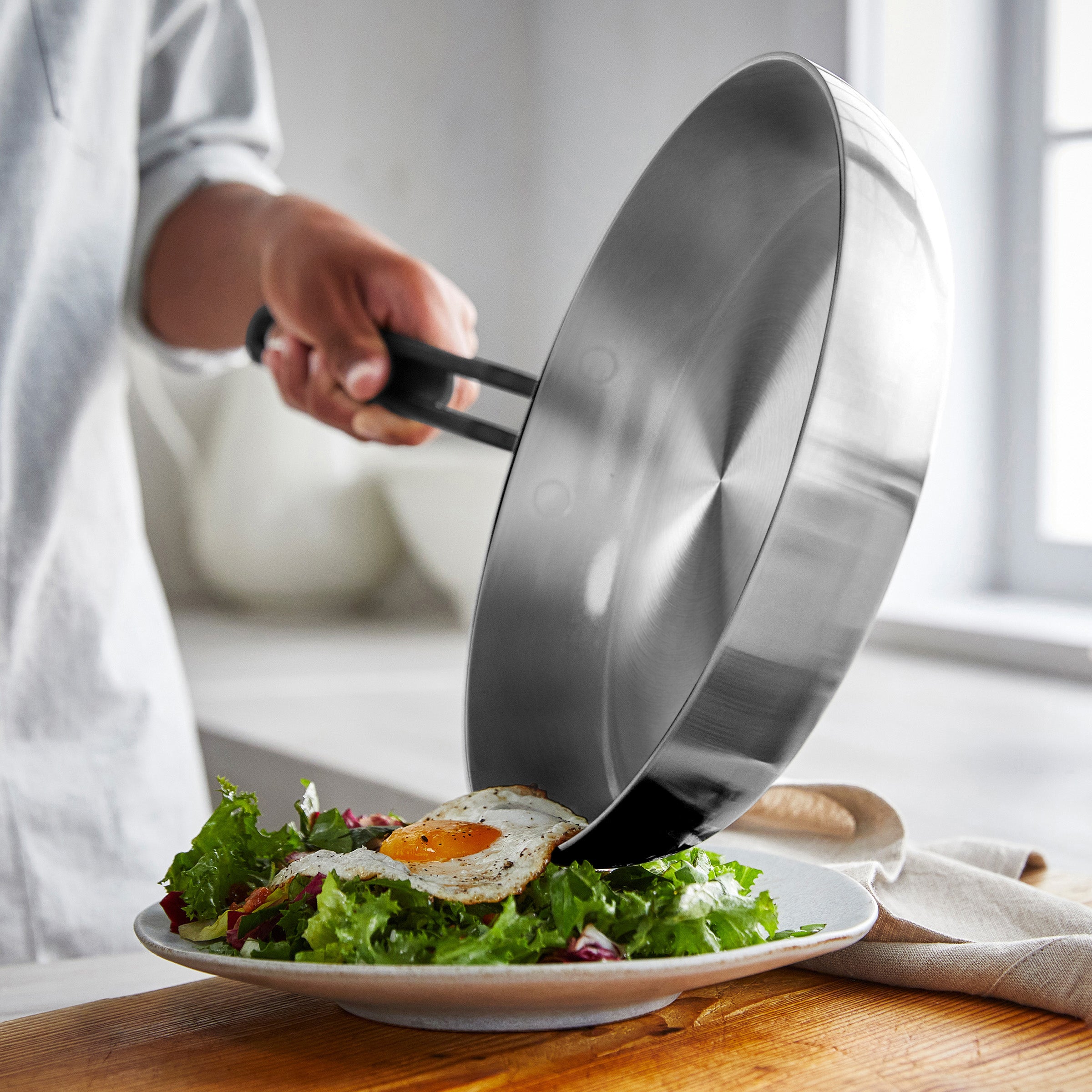 Stanley Tucci™ Uncoated Stainless Steel Ceramic Nonstick 9-Piece Cookware Set - Image 5