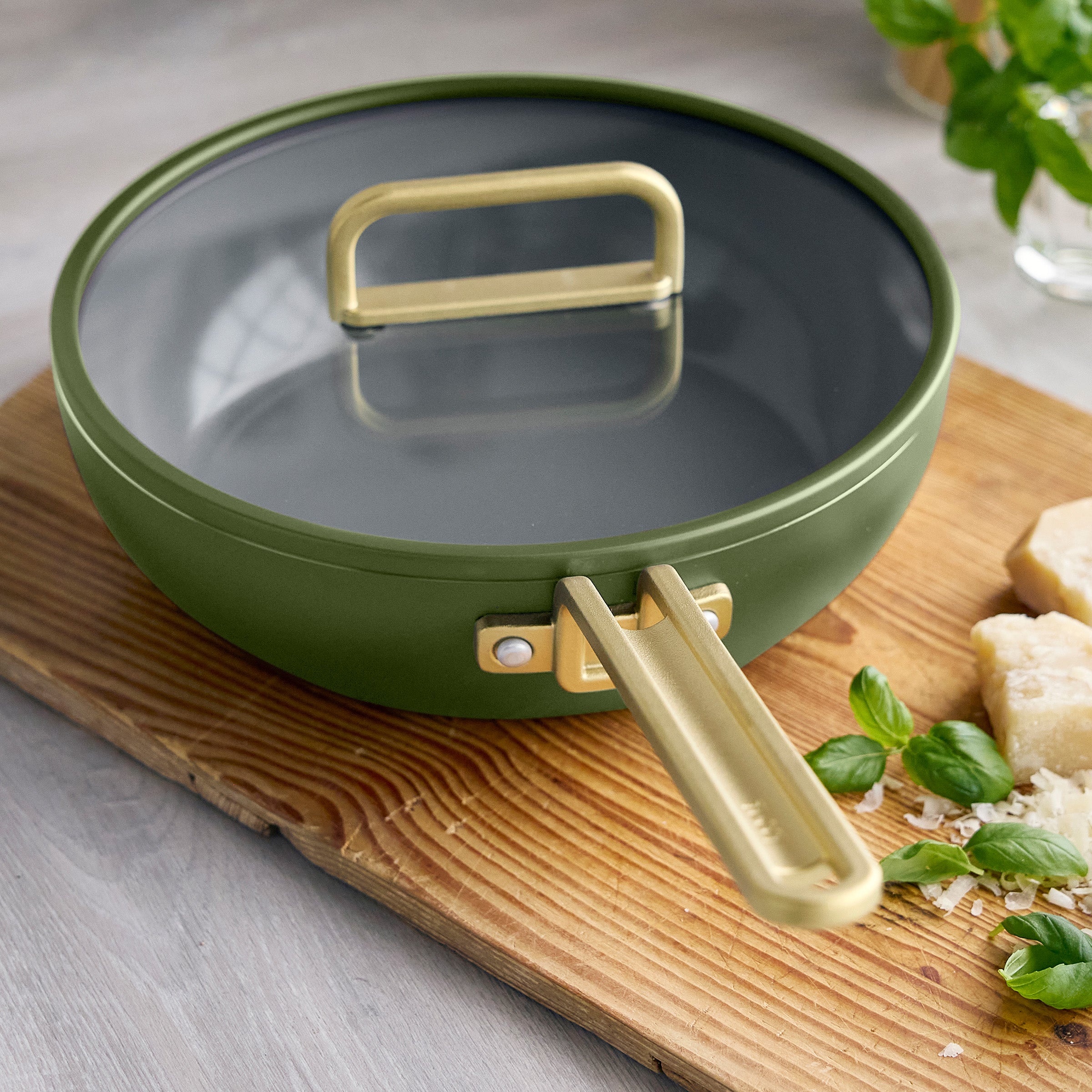 Stanley Tucci™ Ceramic Nonstick 3.25-Quart Piccolo Pan | Tuscan Olive - Image 4