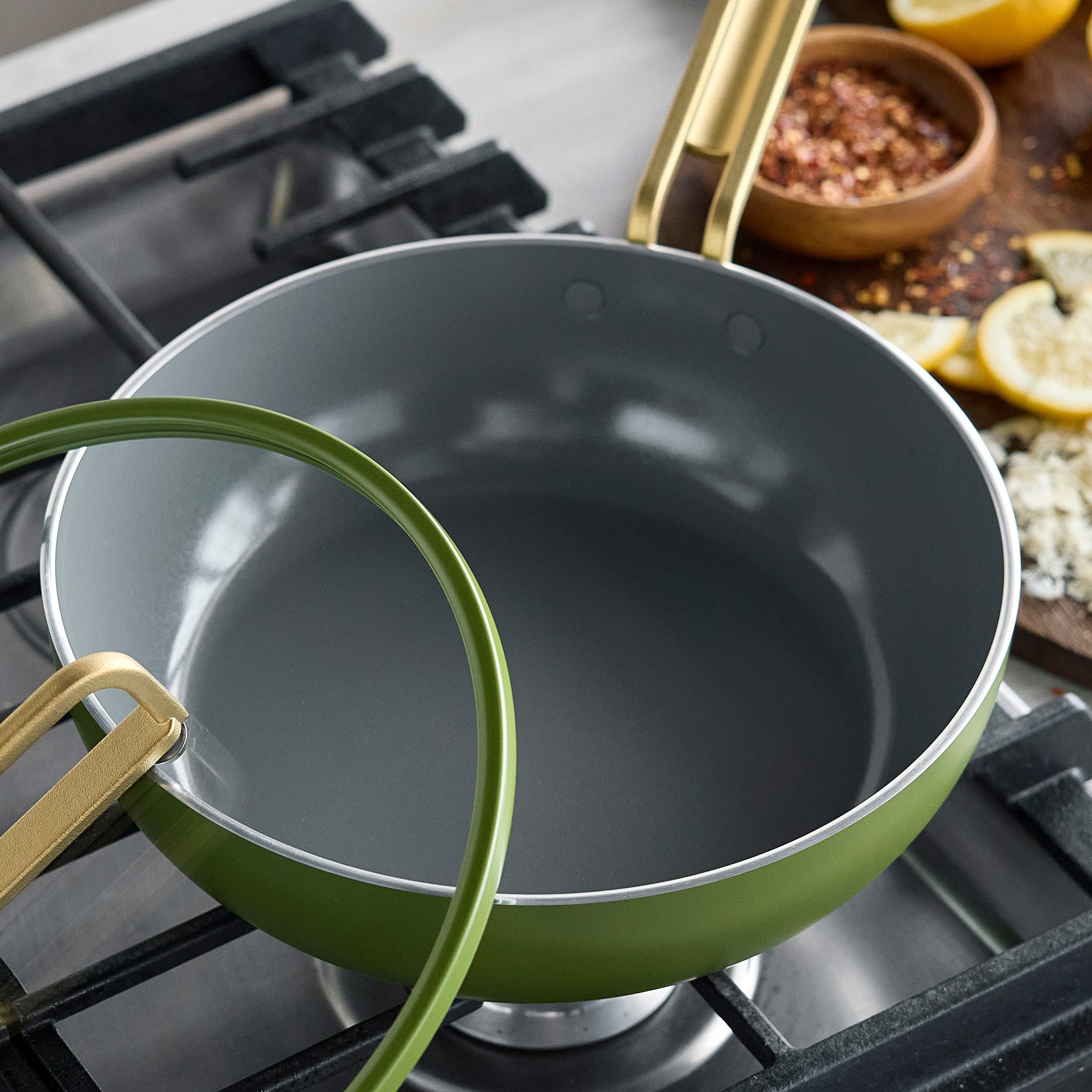 Stanley Tucci™ Ceramic Nonstick 3.25-Quart Piccolo Pan | Tuscan Olive - Image 6