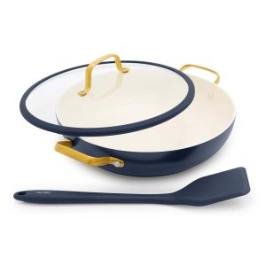 Reserve Pro Ceramic Nonstick 3.75-Quart Everyday Pan with Lid | Twilight