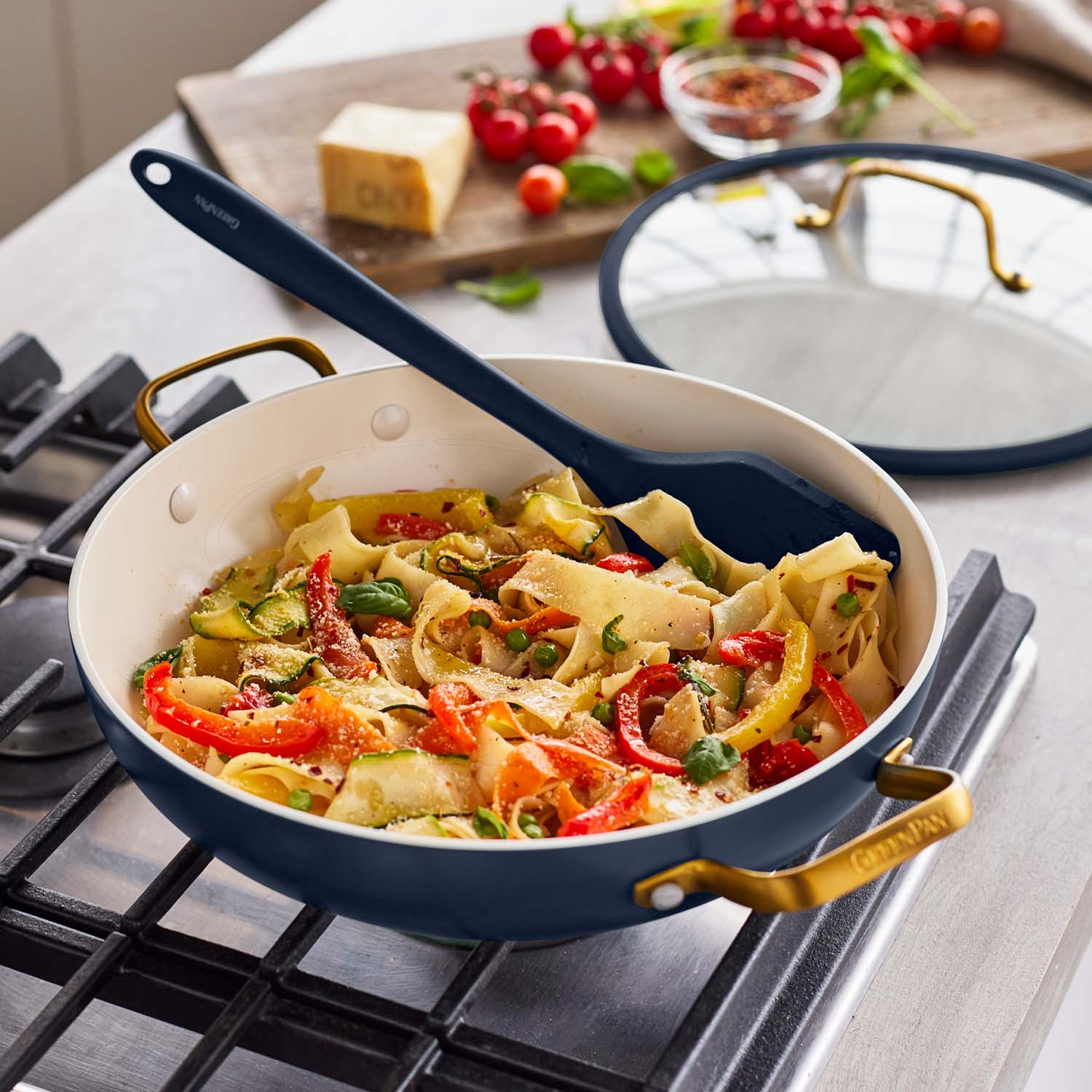 Reserve Pro Ceramic Nonstick 3.75-Quart Everyday Pan with Lid | Twilight - Image 2