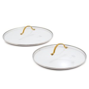 GreenPan Reserve Glass Lid Set - 10 & 12