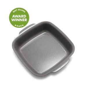 Premiere Ovenware Ceramic Nonstick 8 x 8 Square Baker | Gray