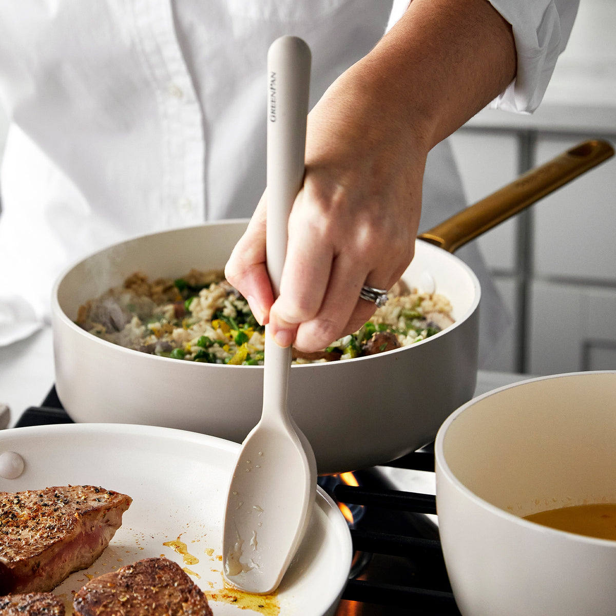 Platinum Silicone Ultimate Spoon | Taupe - Image 4