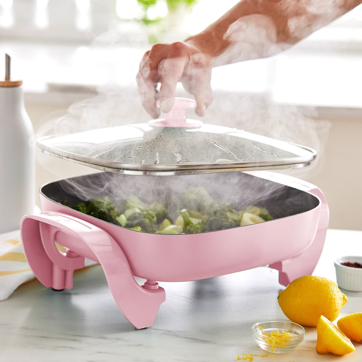 GreenLife Electric Skillet | Pink - Image 4