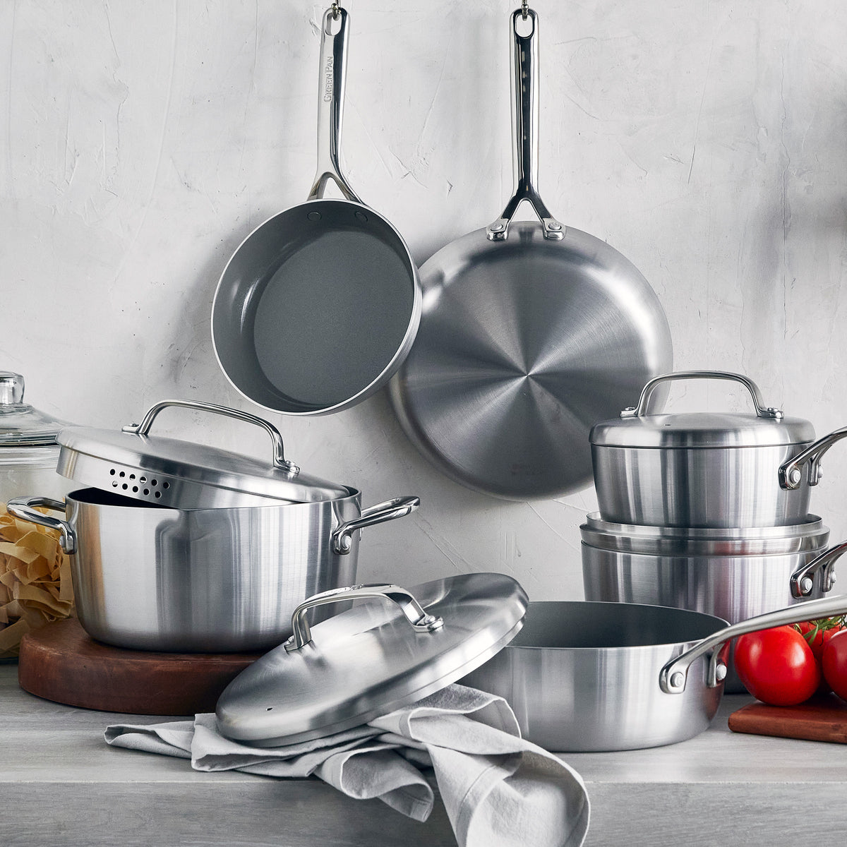 GP5 Stainless Steel 10-Piece Cookware Set | Mirror Handles - Image 2