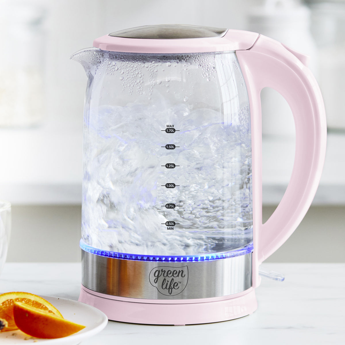 GreenLife Qwik & EZ Glass Kettle | Pink - Image 2