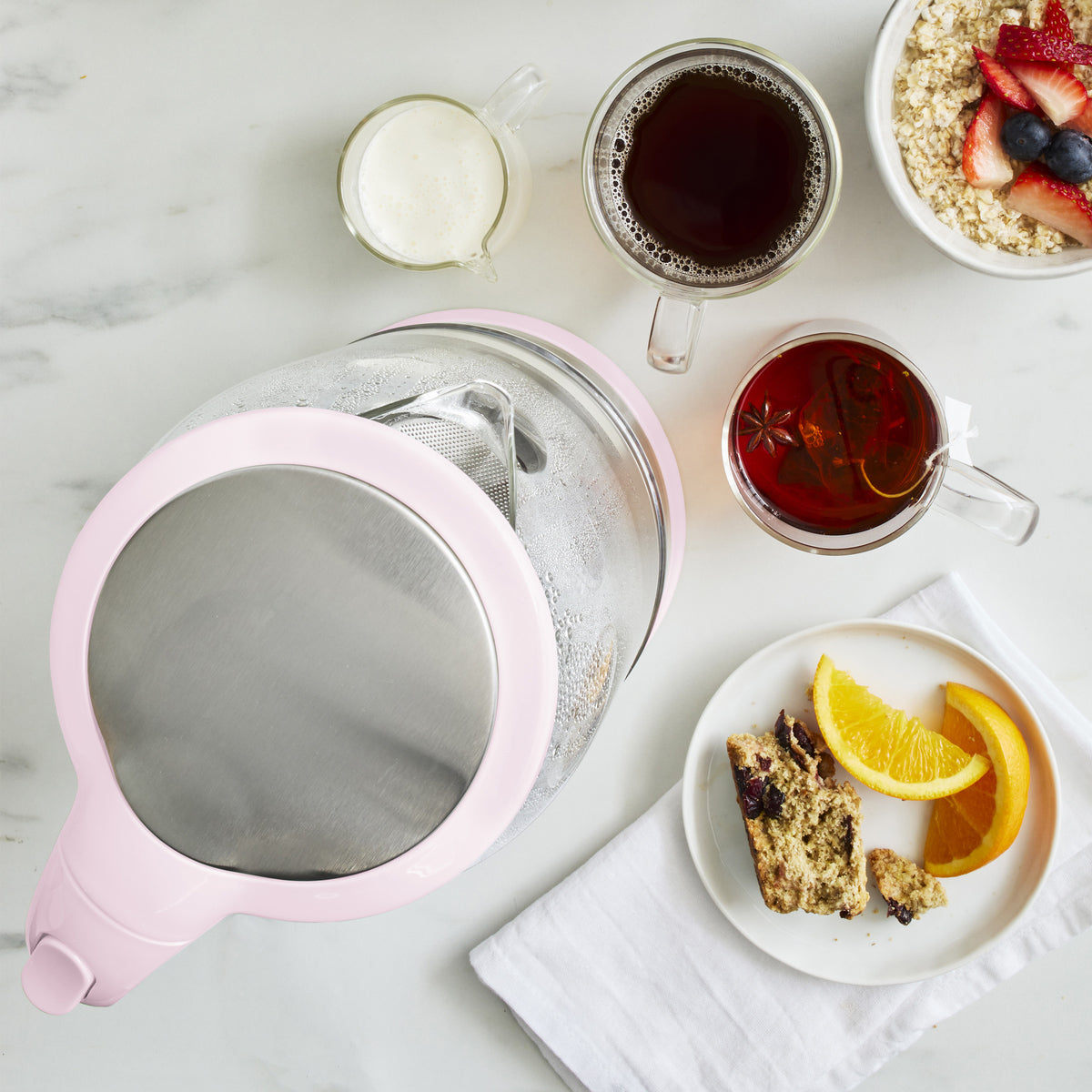 GreenLife Qwik & EZ Glass Kettle | Pink - Image 7