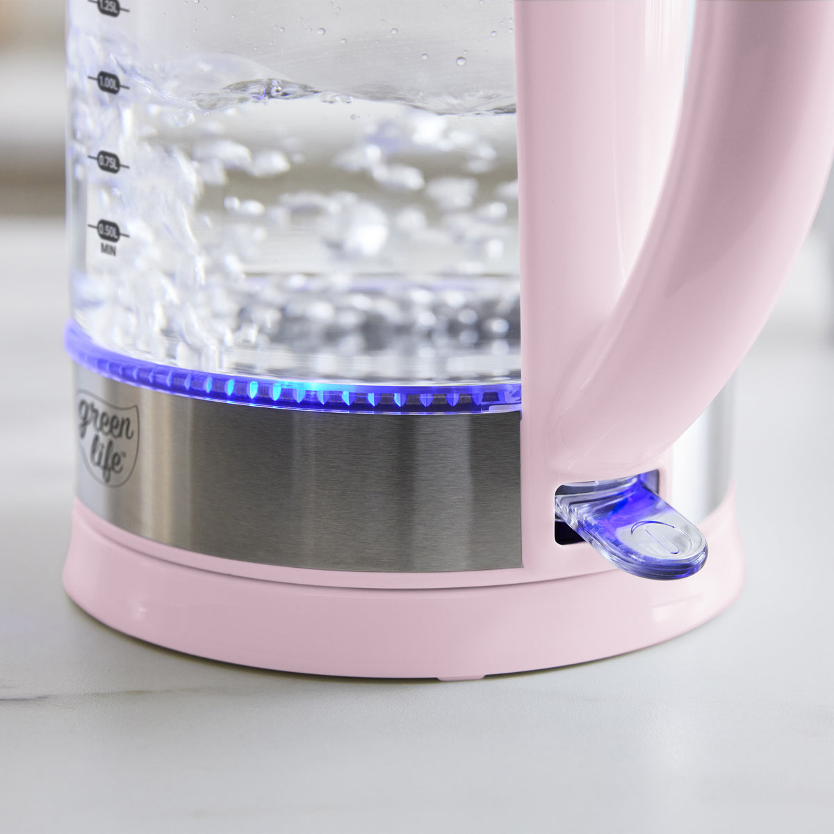 GreenLife Qwik & EZ Glass Kettle | Pink - Image 4