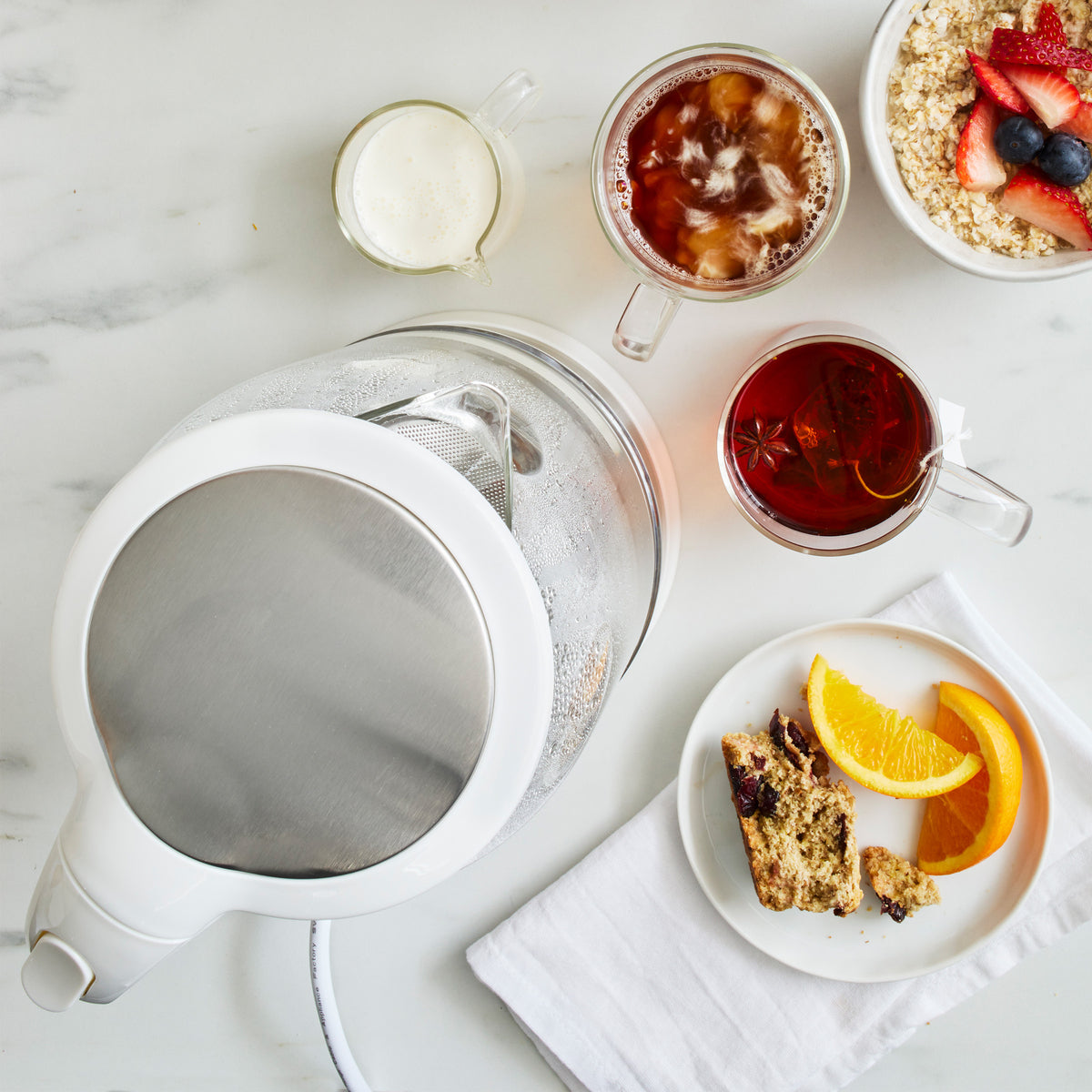 GreenLife Qwik & EZ Glass Kettle | White - Image 7