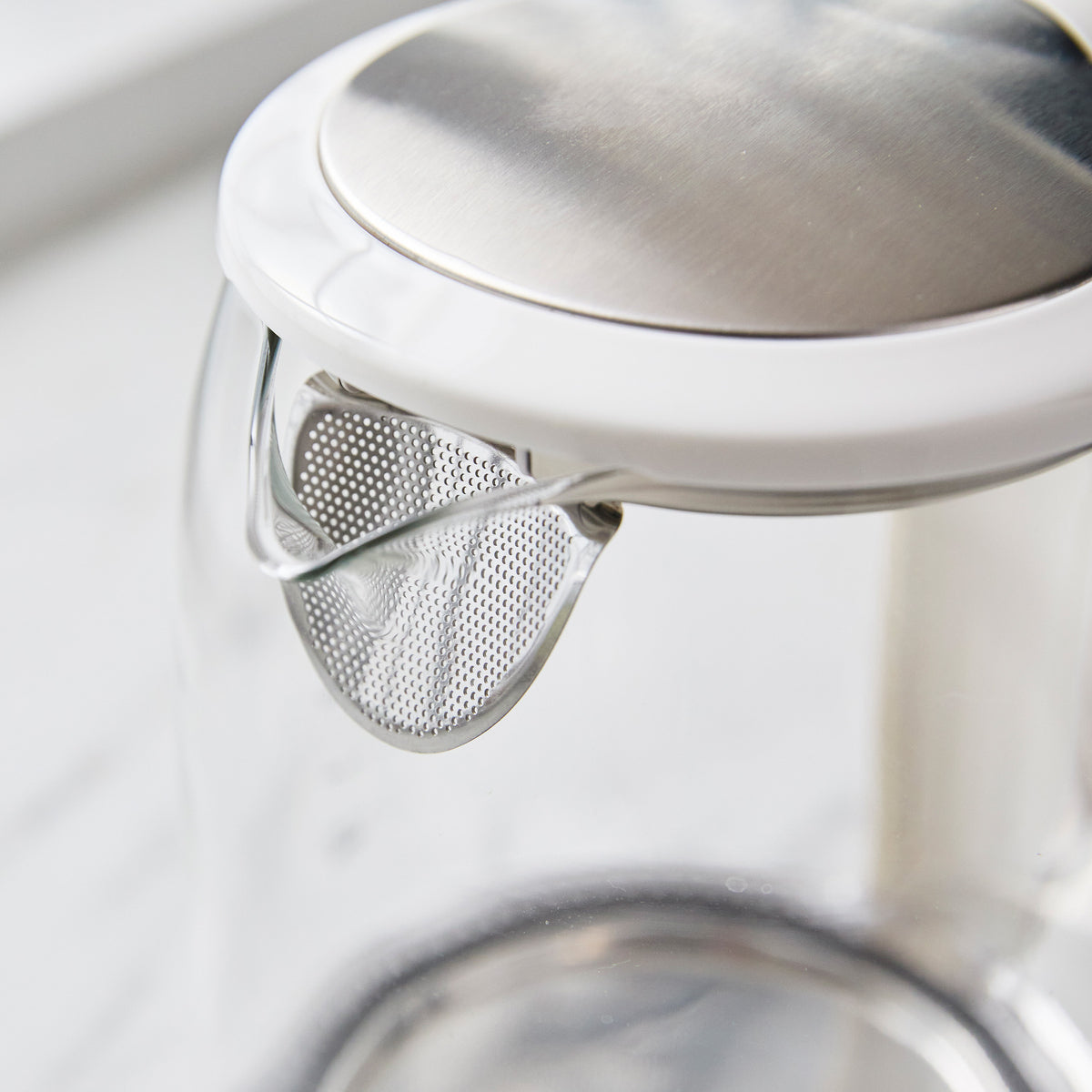 GreenLife Qwik & EZ Glass Kettle | White - Image 4