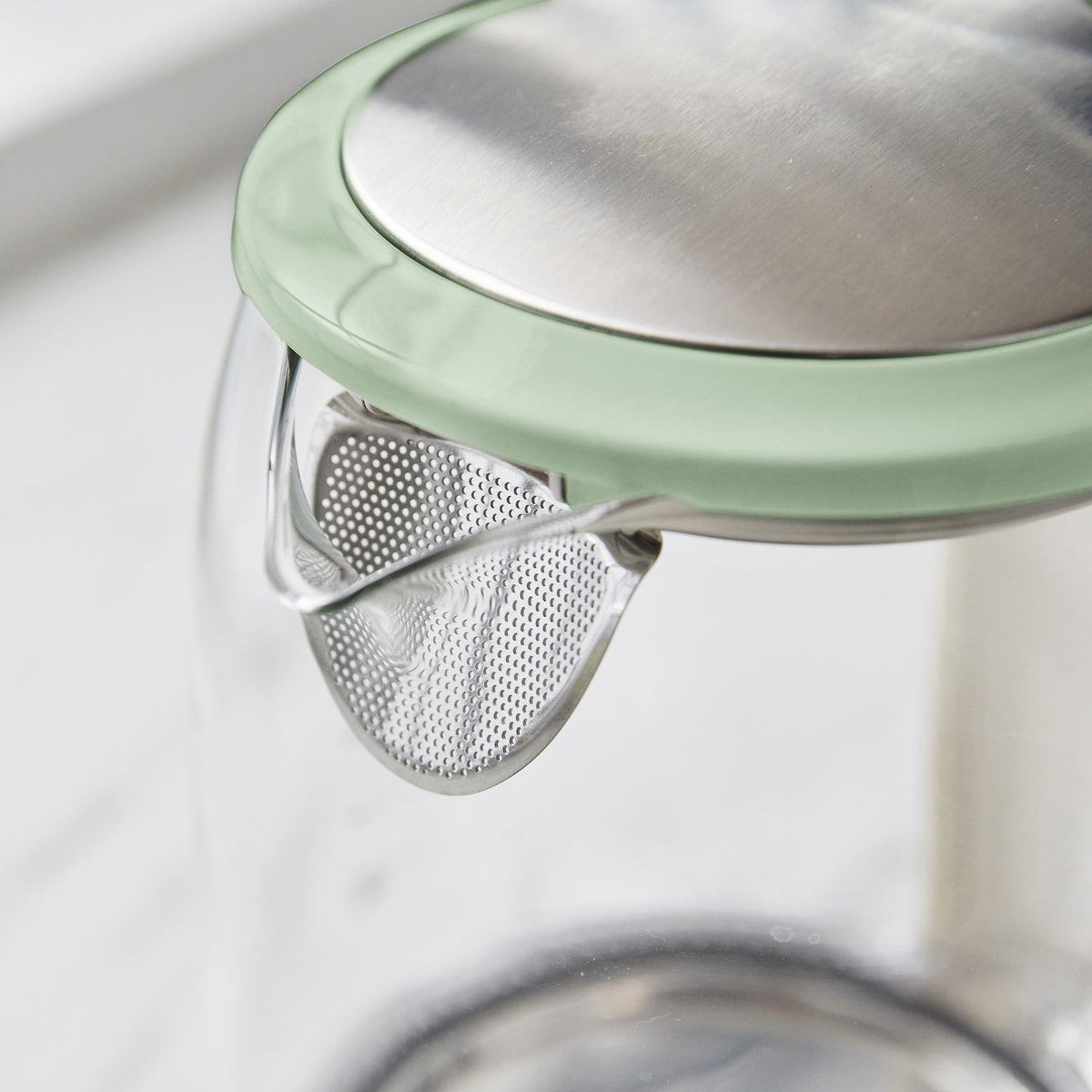 GreenLife Qwik & EZ Glass Kettle | Sage Green - Image 6