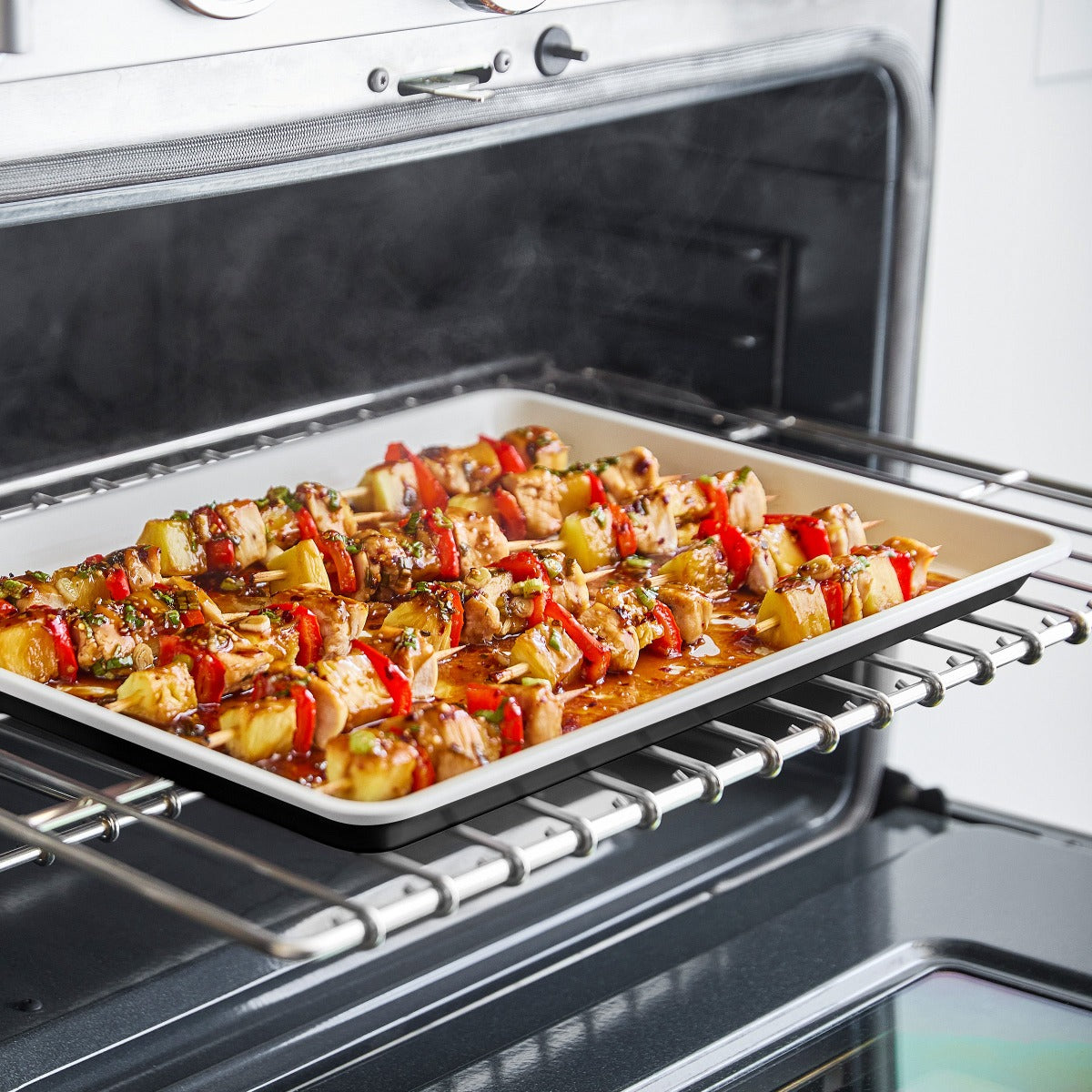 GreenLife Ceramic Nonstick 18 x 13 Cookie Sheet | Black - Image 4