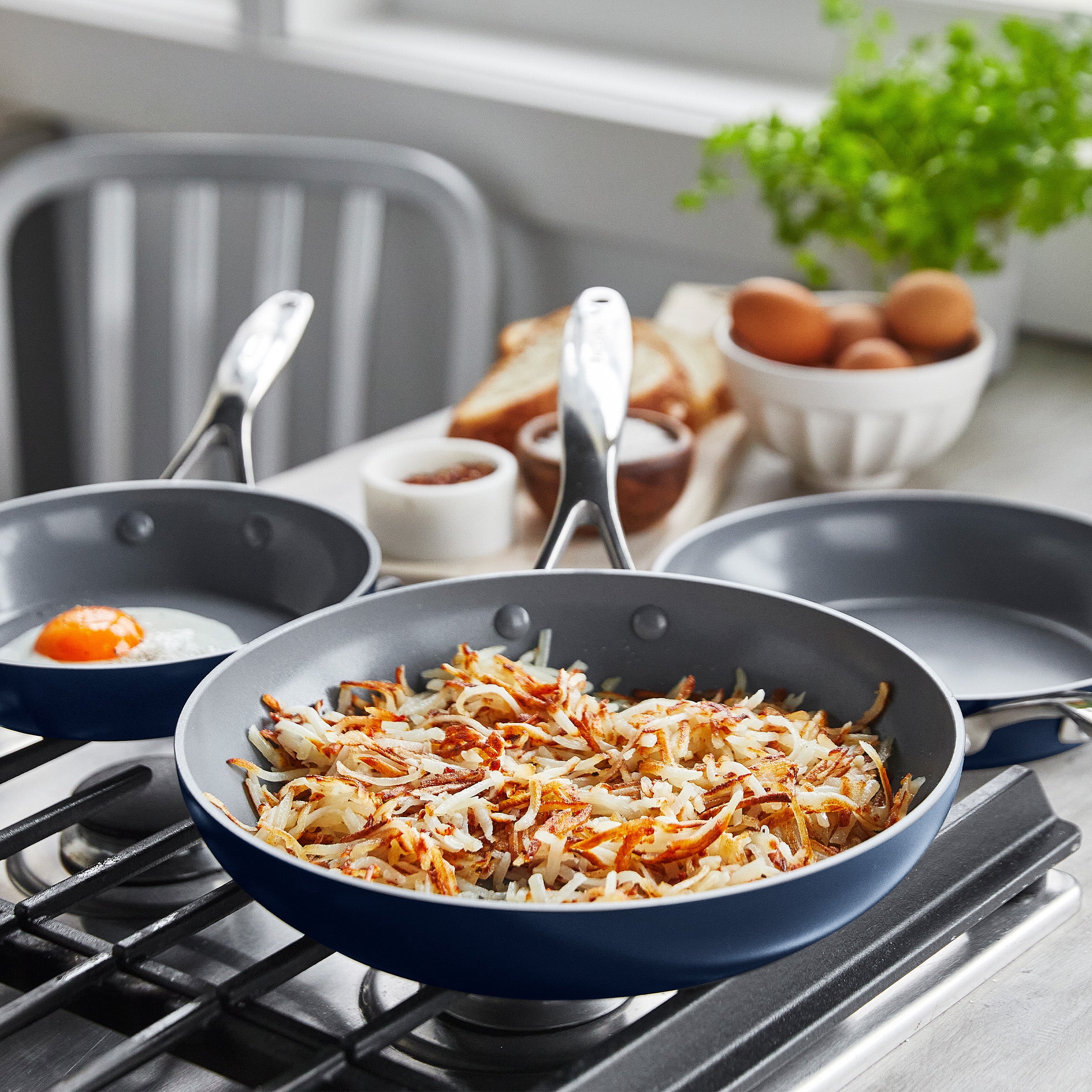 Valencia Pro Ceramic Nonstick 19-Piece Cookware Set | Twilight - Image 8